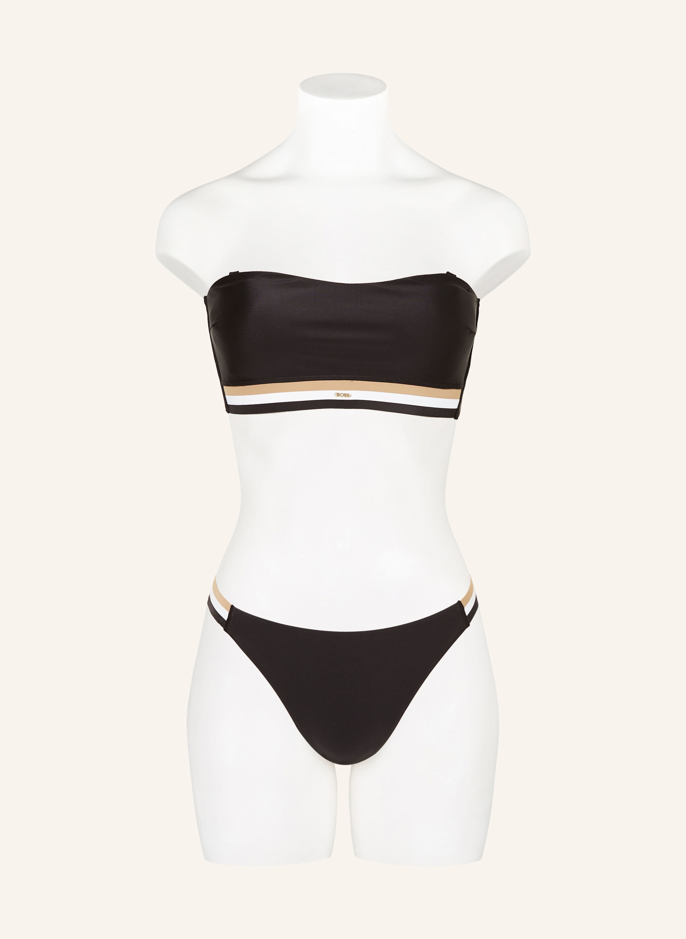 Thumbnail - Boss Bandeau-Bikini-Top Iconic schwarz