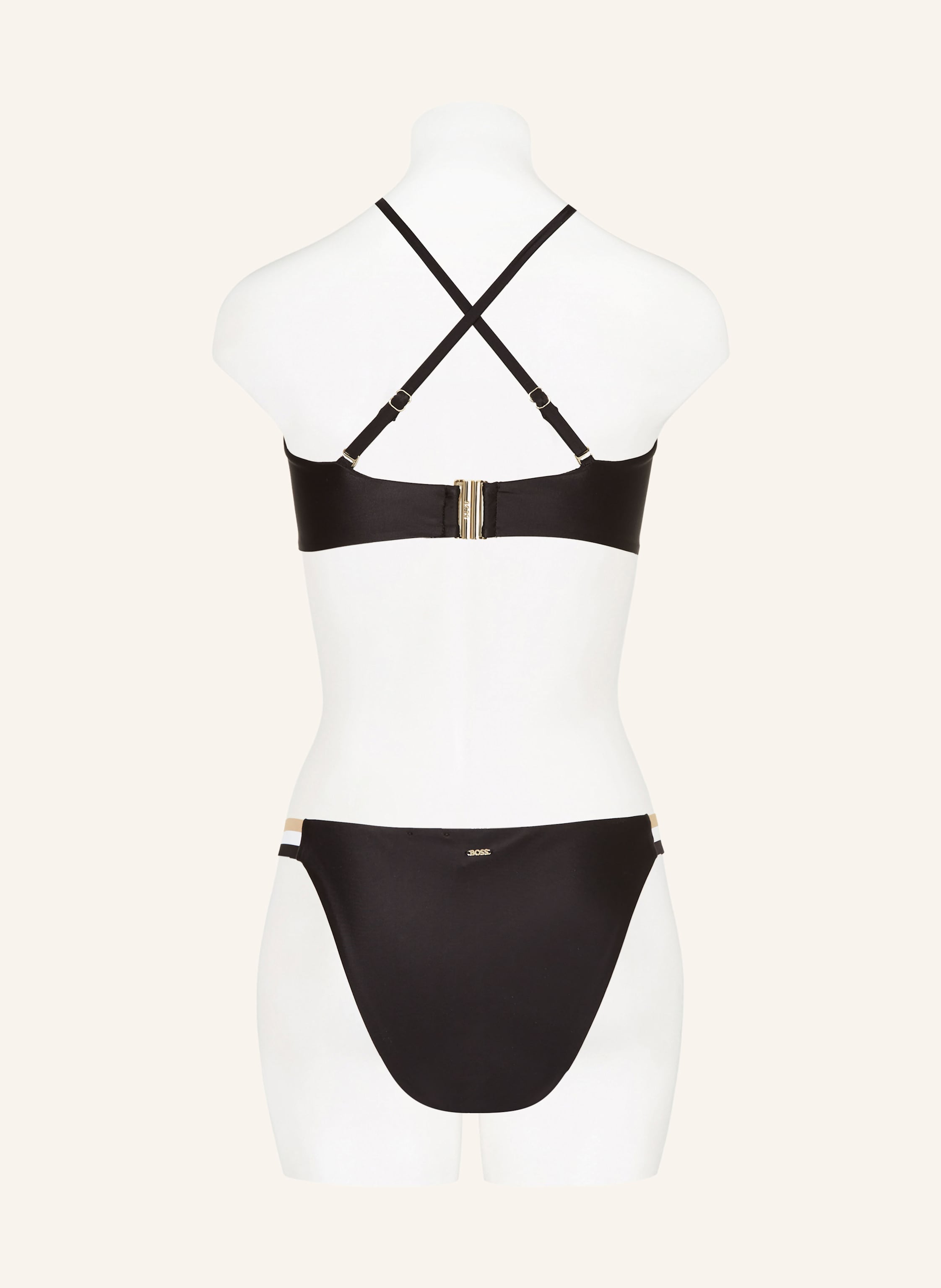 Thumbnail - Boss Bandeau-Bikini-Top Iconic schwarz