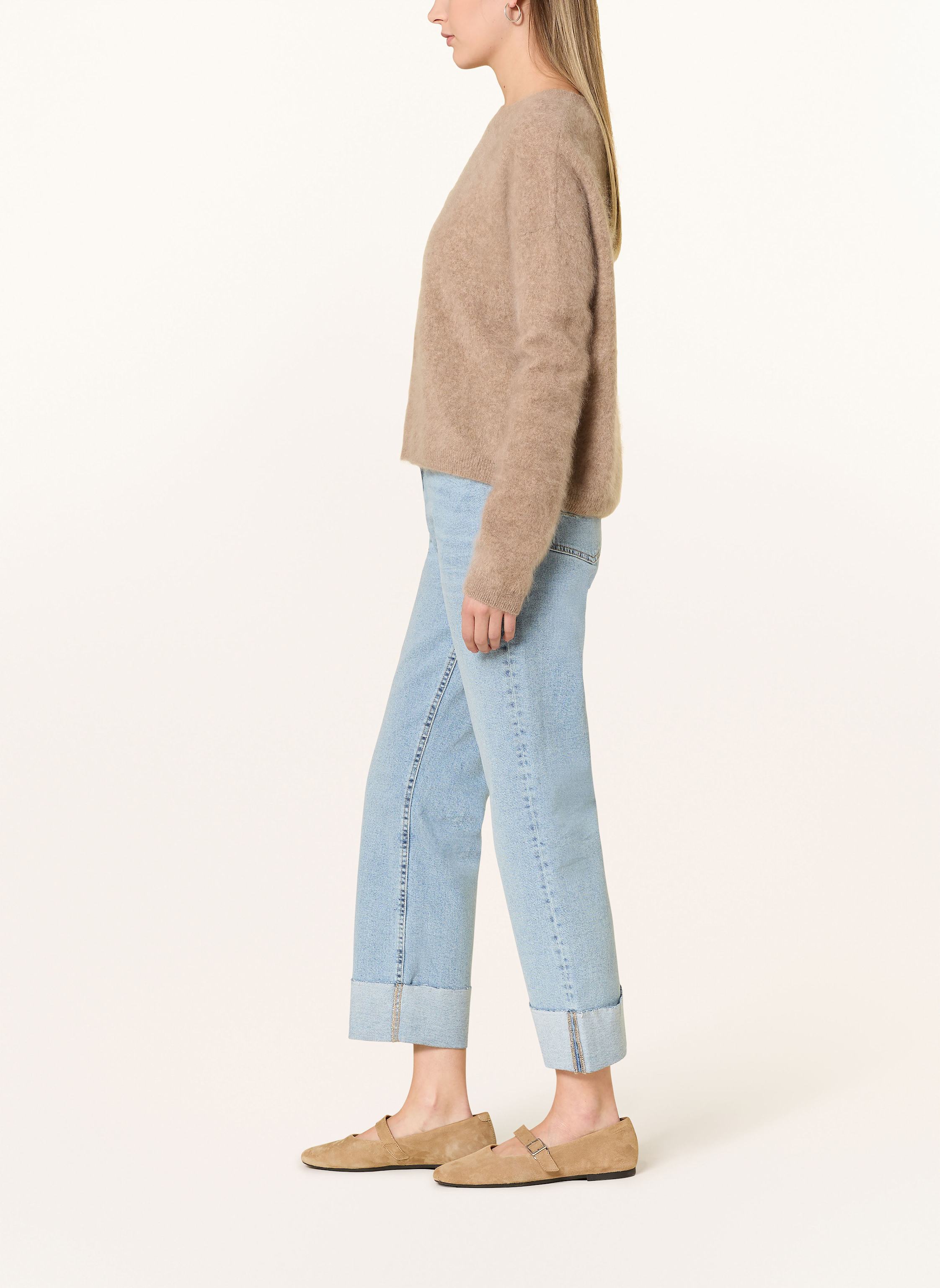 Thumbnail - Opus Boyfriend Jeans Lani Turn Up blau