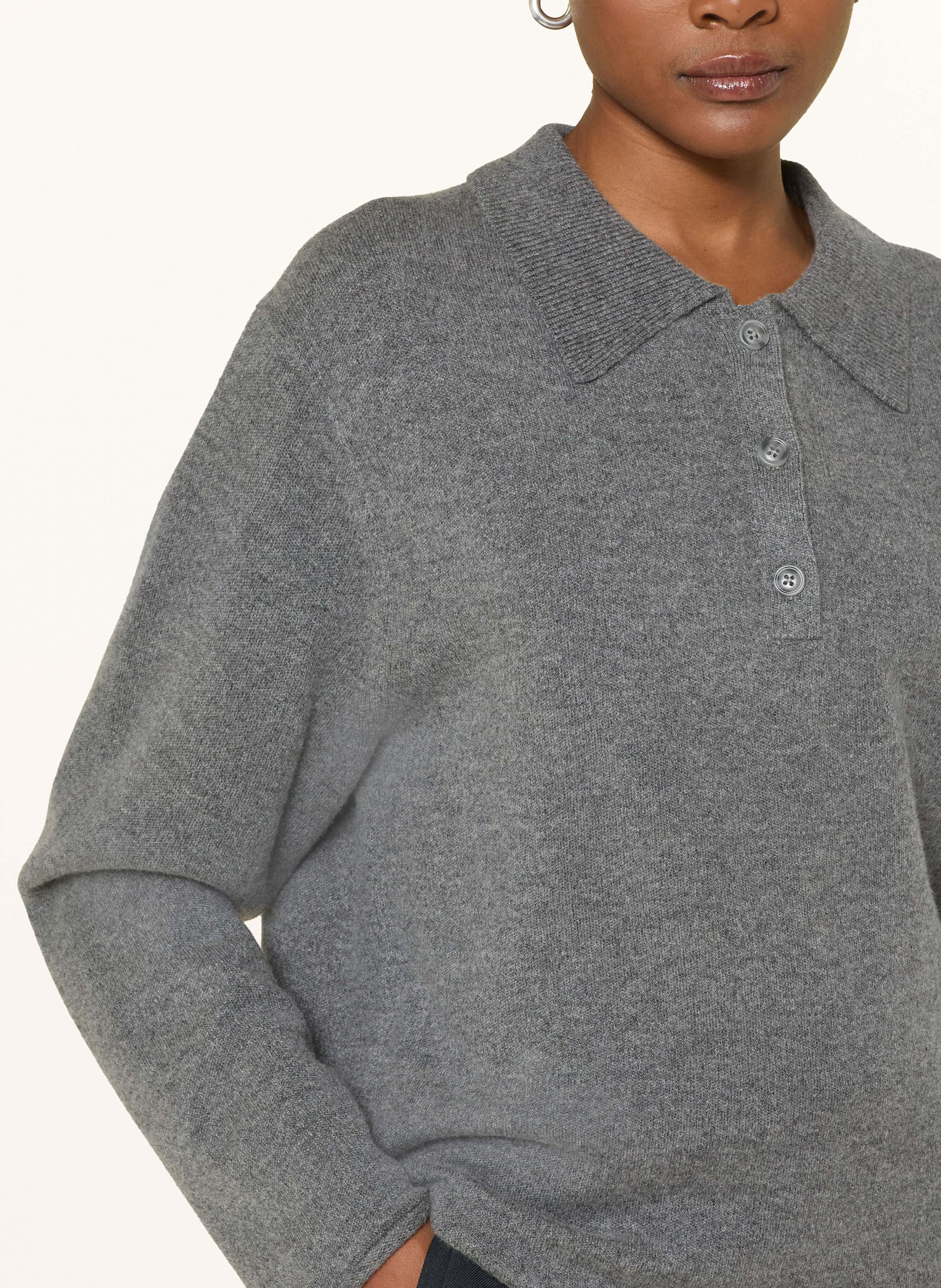 Thumbnail - Mrs & Hugs Pullover Mit Cashmere grau