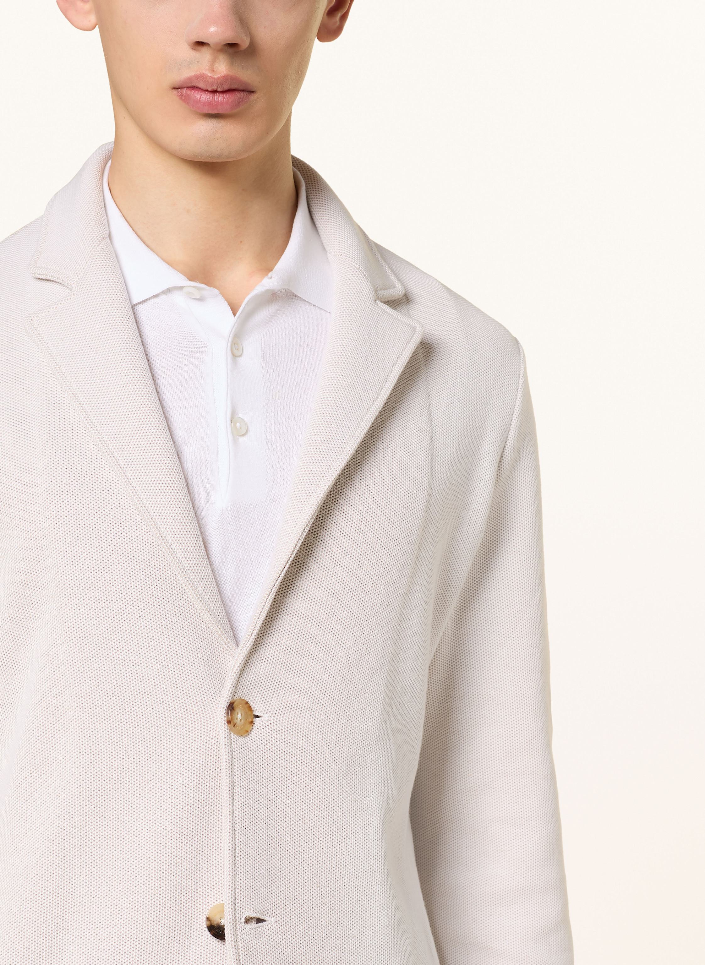 Thumbnail - Maurizio Baldassari Stricksakko Slim Fit Mit Seide beige