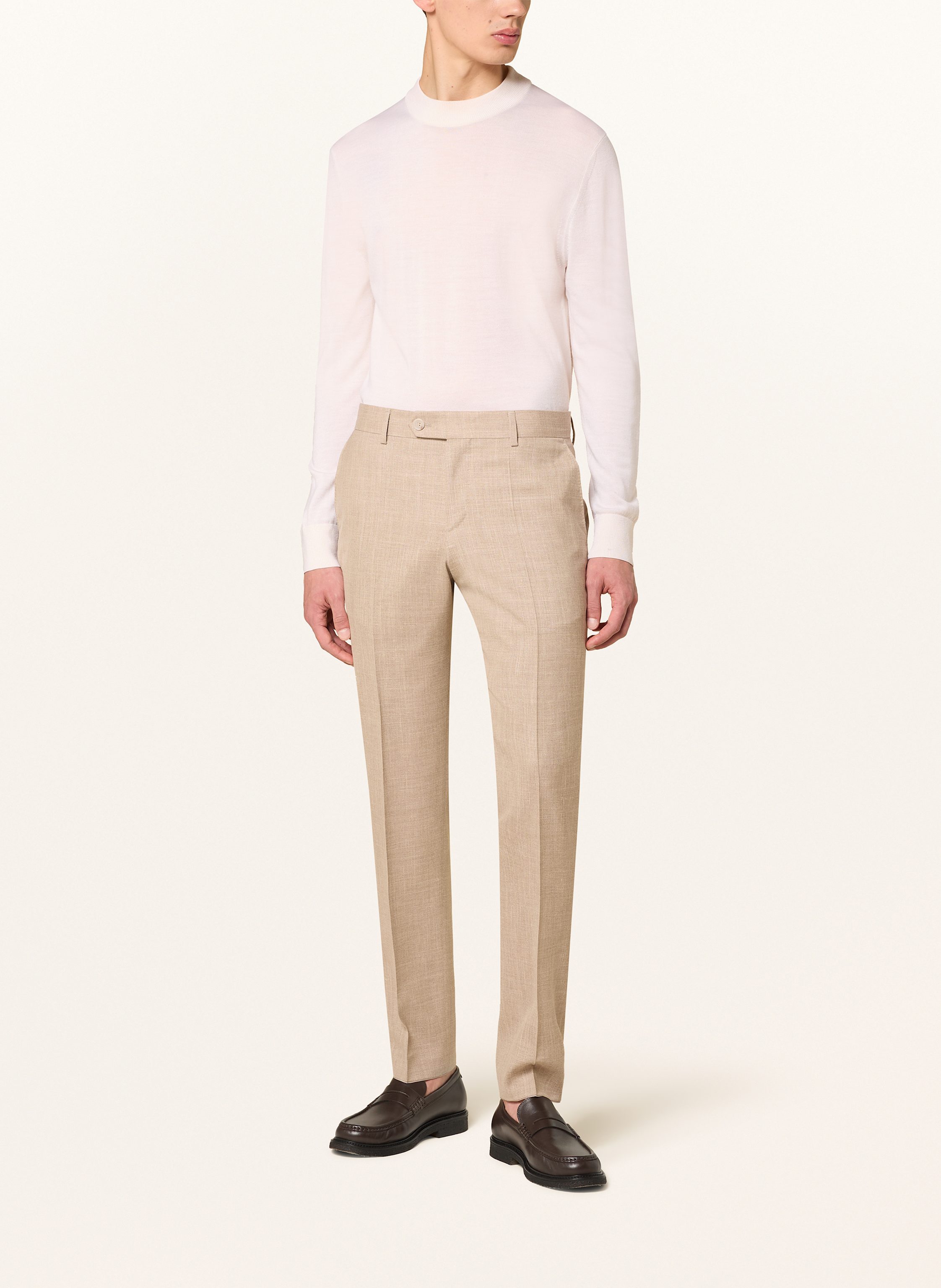 Thumbnail - Boss Anzug Slim Fit beige