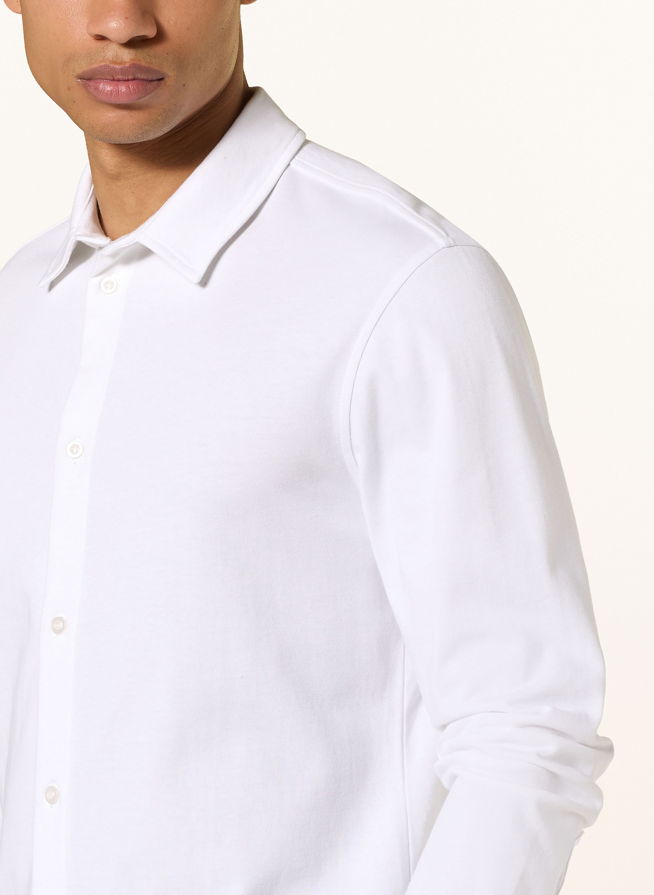 Thumbnail - Juvia Jerseyhemd Dorian Regular Fit weiss