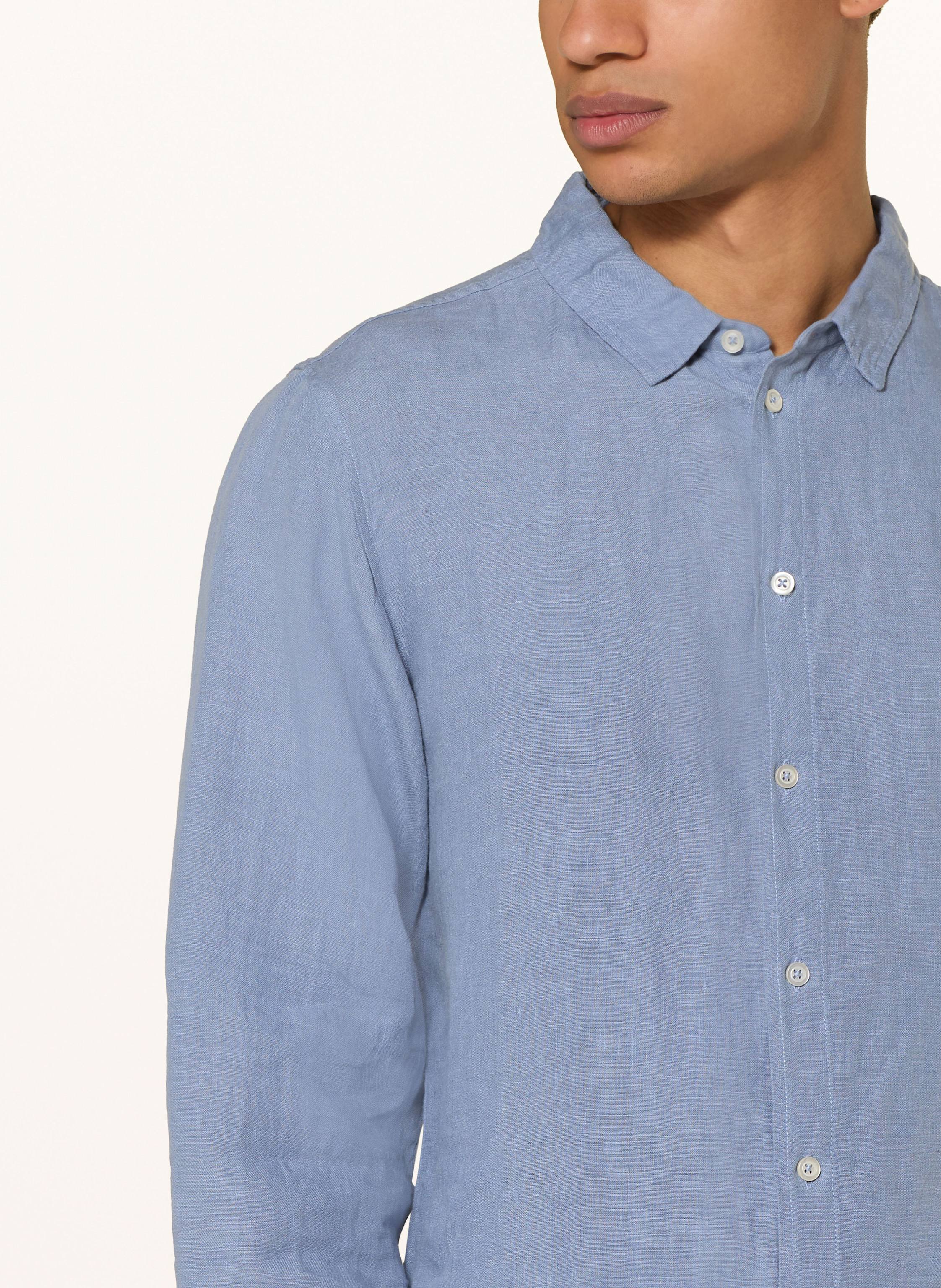 Thumbnail - Juvia Leinenhemd Manuel Regular Fit blau