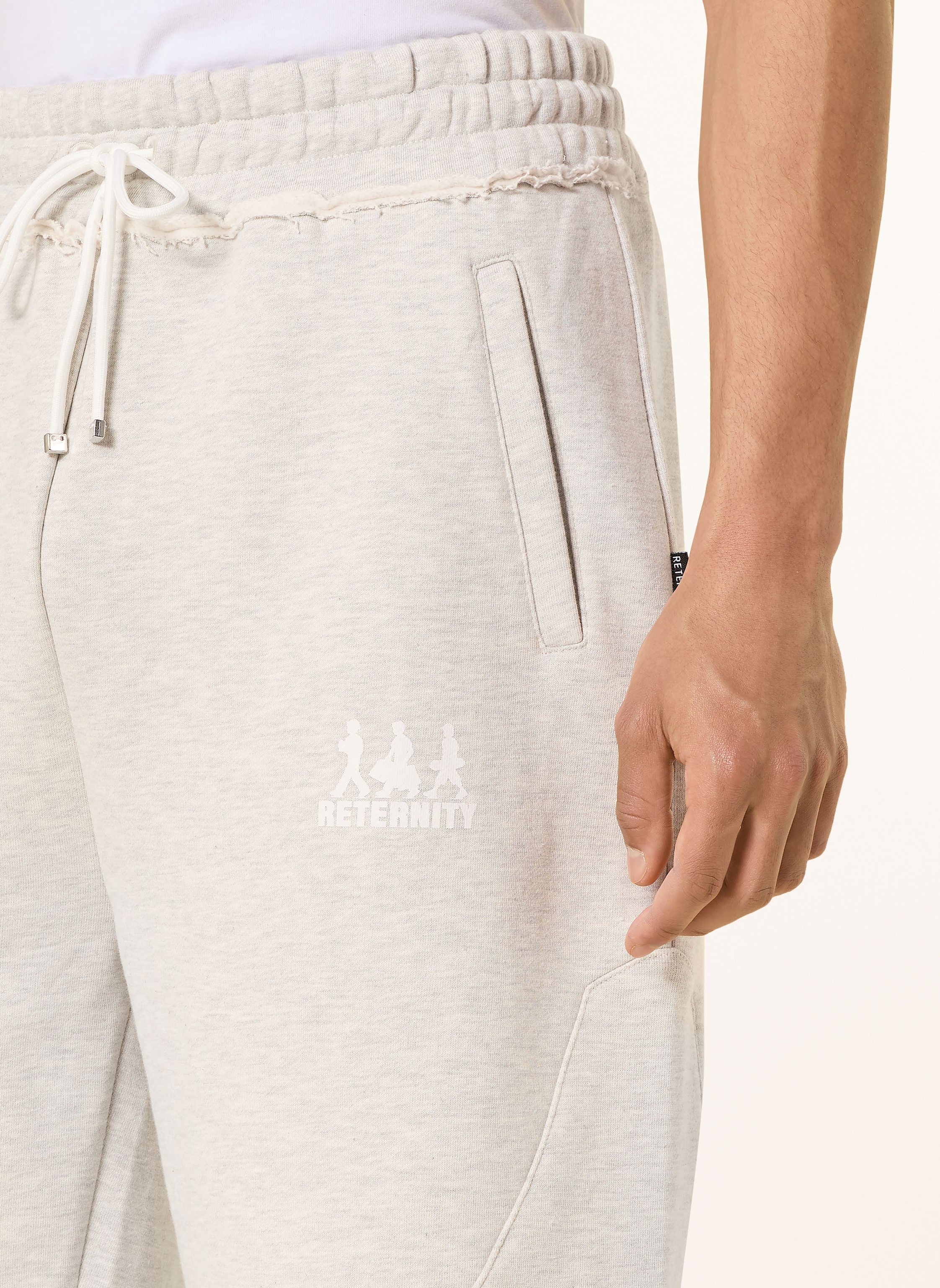 Thumbnail - Reternity Sweatshorts Creative Dept Logo grau