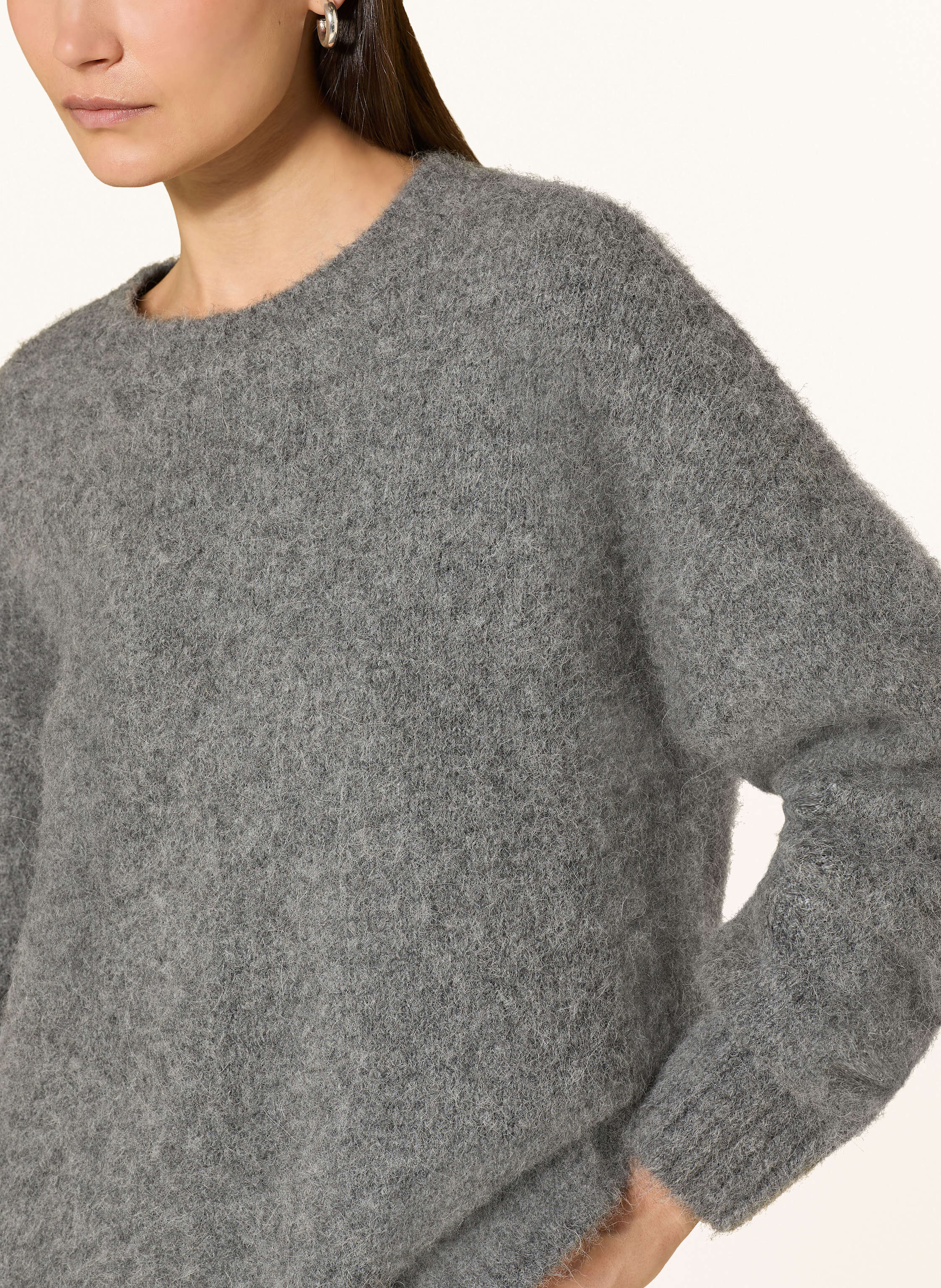 Thumbnail - Samsøe  Samsøe Pullover Sajeanne Mit Alpaka grau