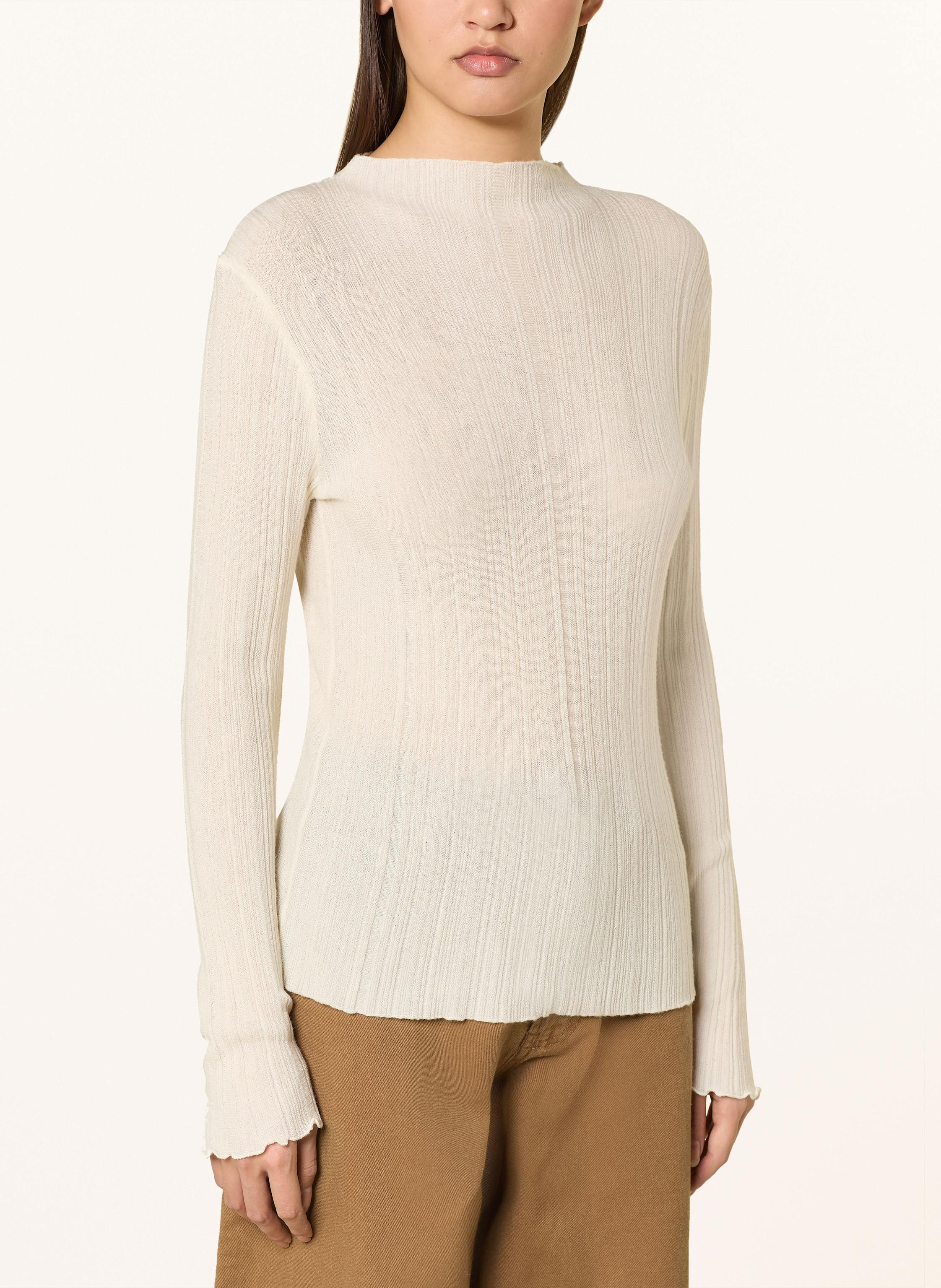 Thumbnail - Samsøe Samsøe Longsleeve Sajose Aus Merinowolle weiss