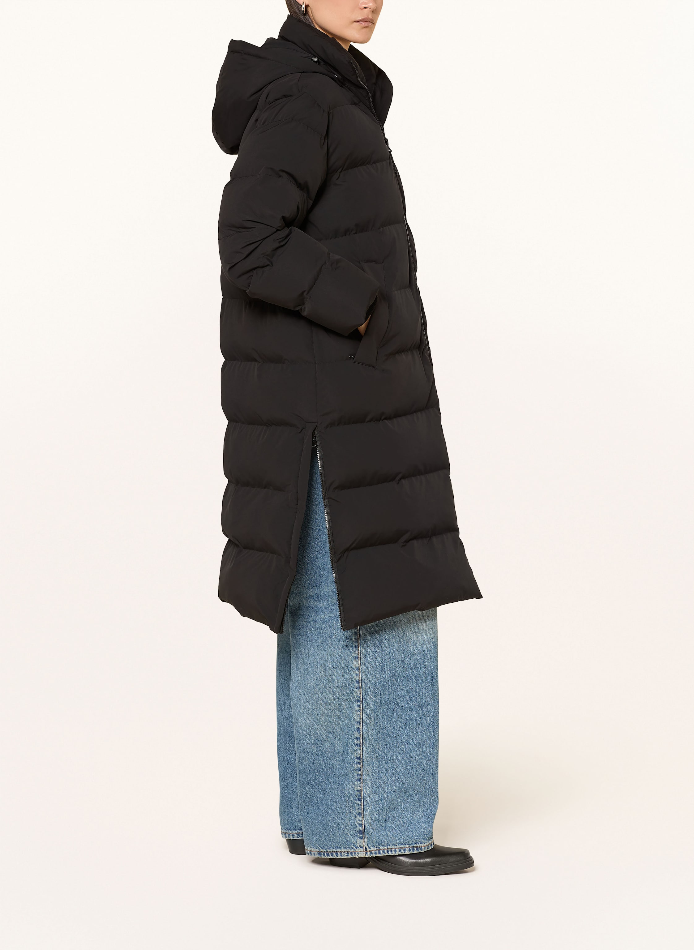 Thumbnail - Samsøe  Samsøe Steppmantel Saseri Mit Abnehmbarer Kapuze schwarz