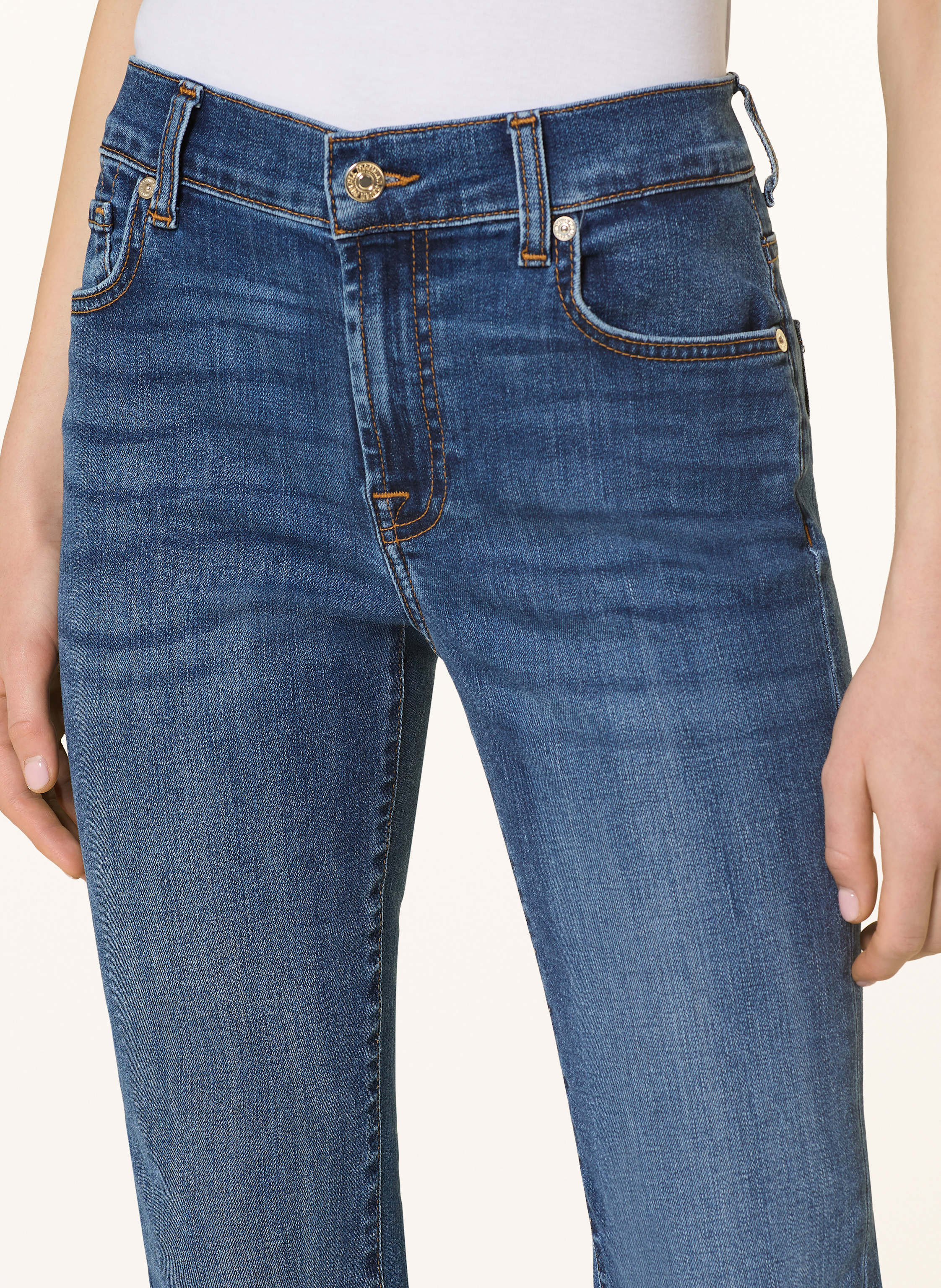 Thumbnail - 7 For All Mankind Bootcut Jeans Bootcut blau