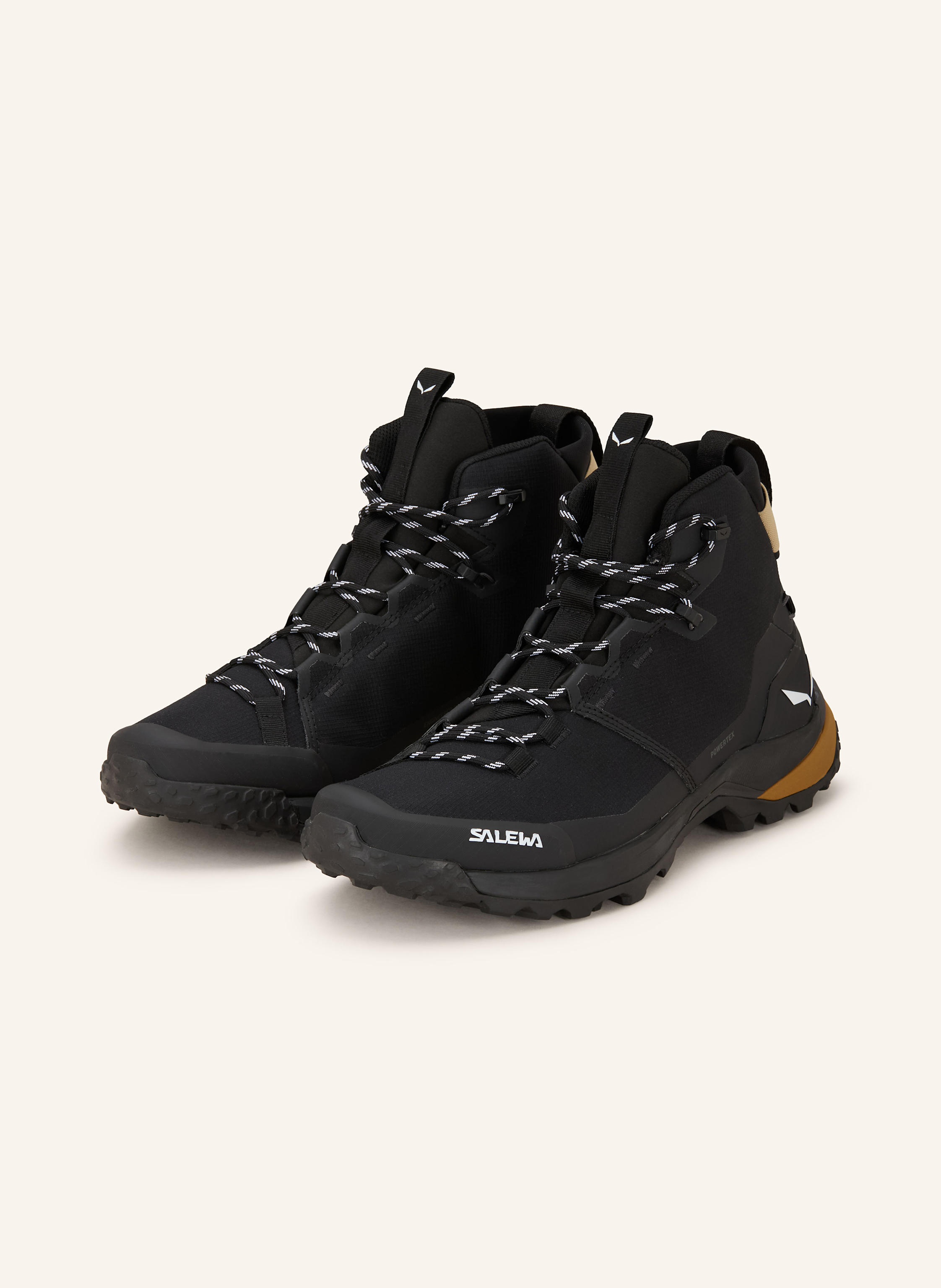 Salewa Wanderschuhe Puez 2 Mid Ptx schwarz