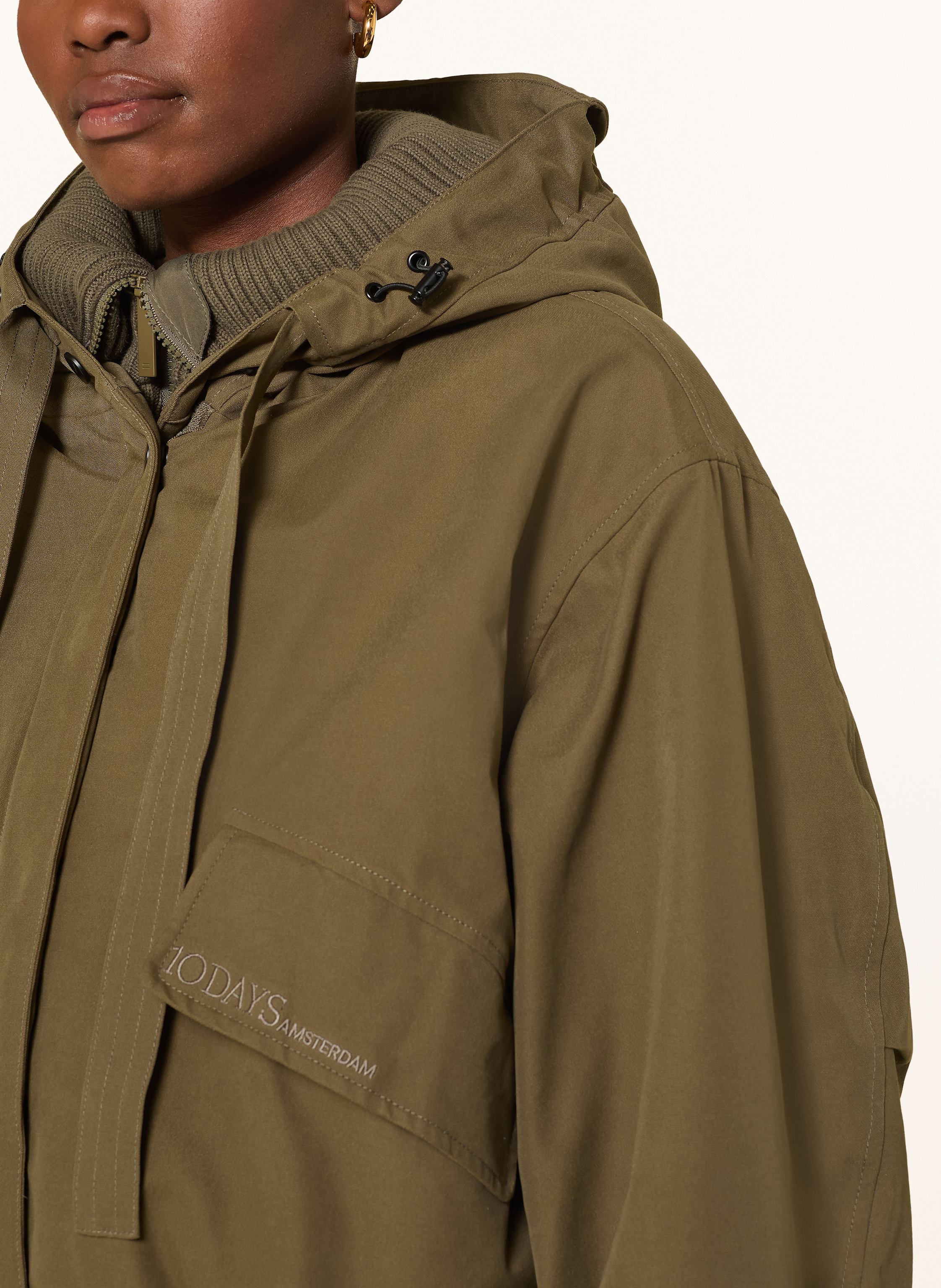 Thumbnail - 10days Jacke Mit Blende gruen