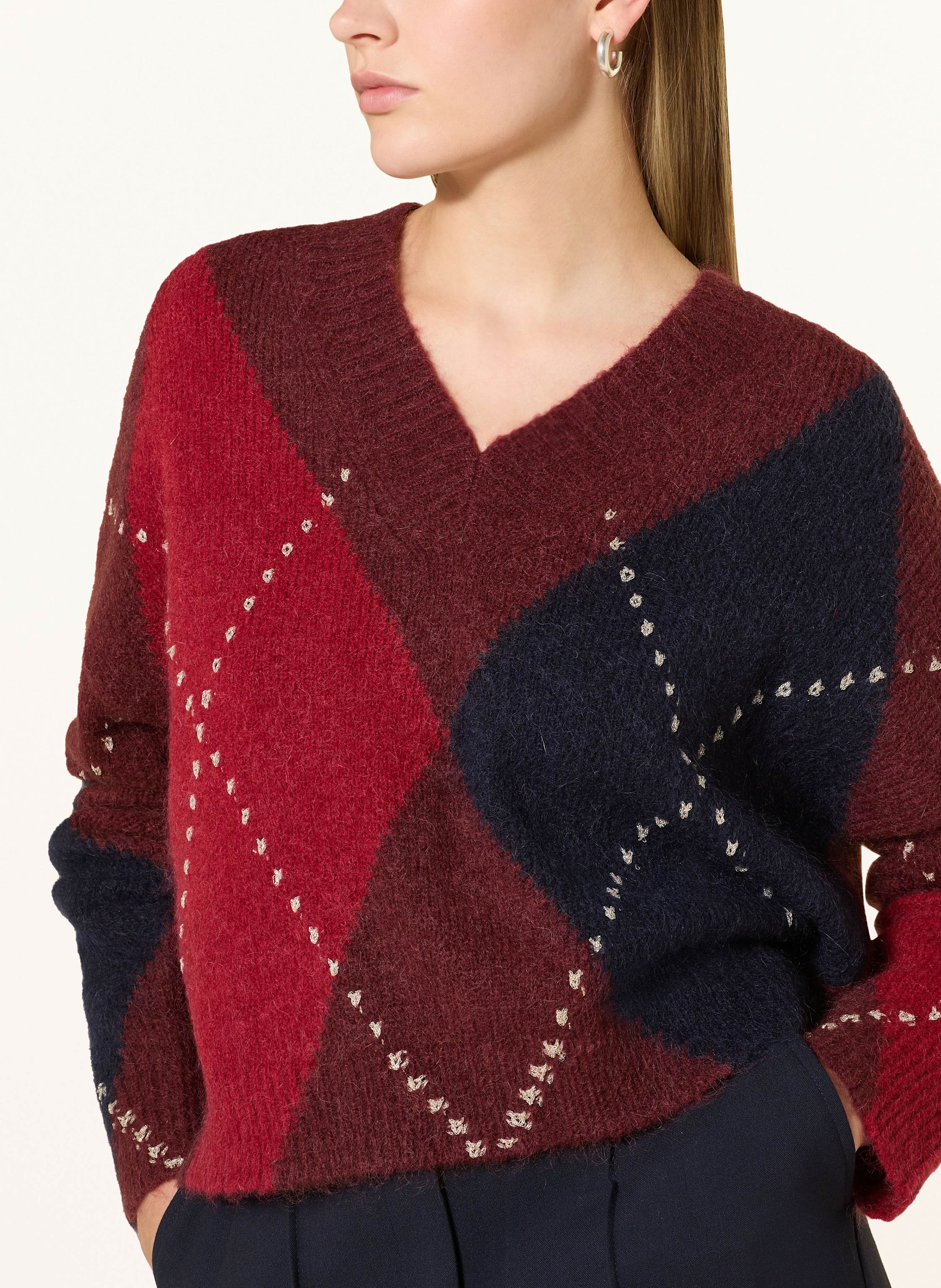 Thumbnail - Darling Harbour Pullover Mit Mohair Und Glitzergarn blau
