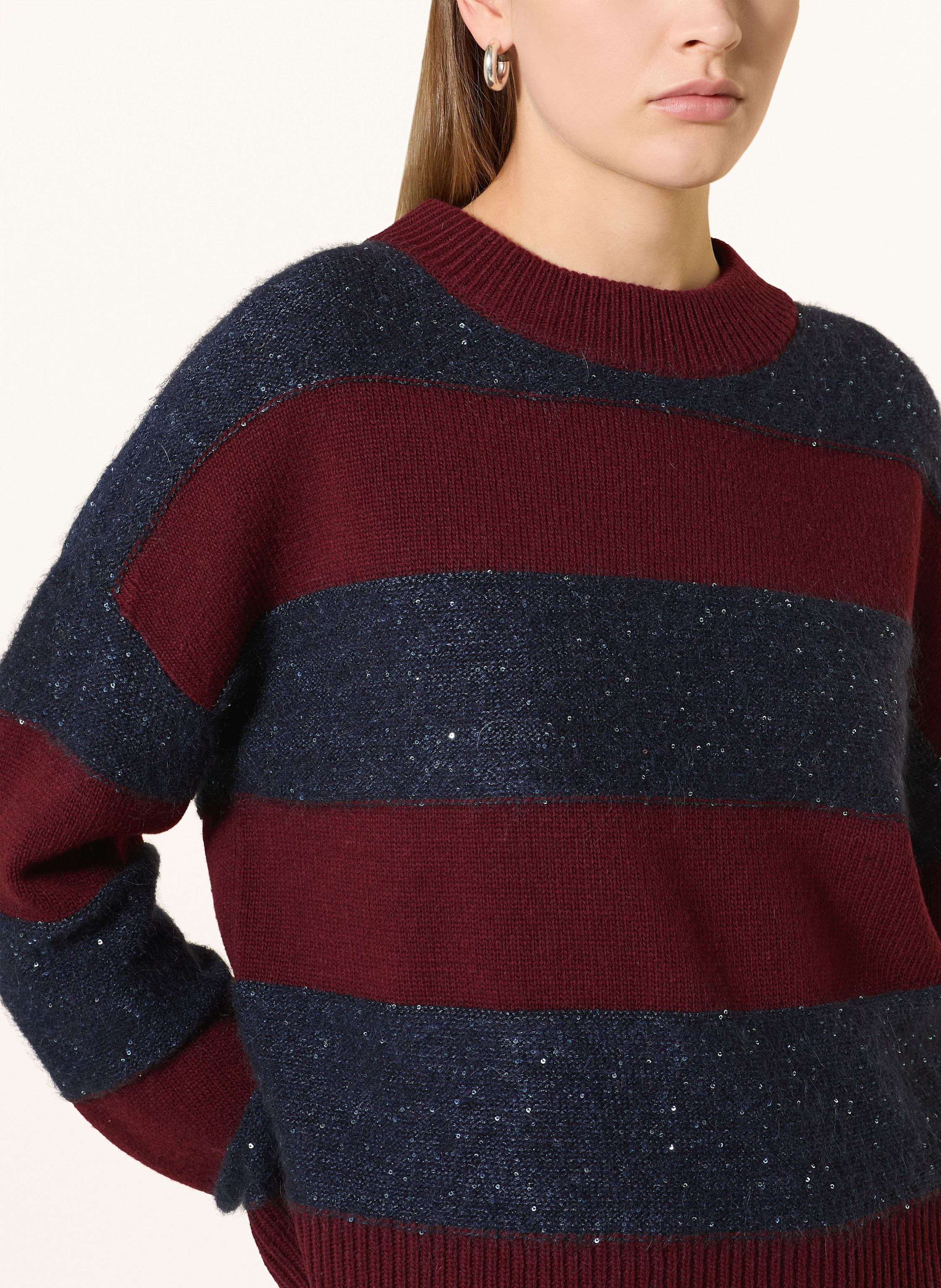 Thumbnail - Darling Harbour Pullover Mit Pailletten blau