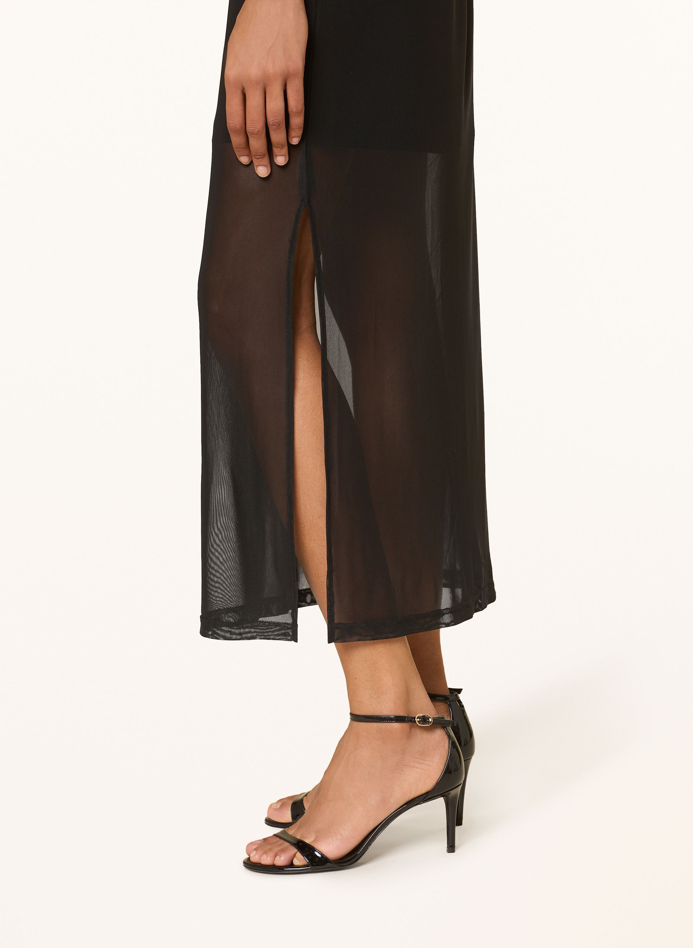 Thumbnail - Selected Femme Mesh-Kleid schwarz
