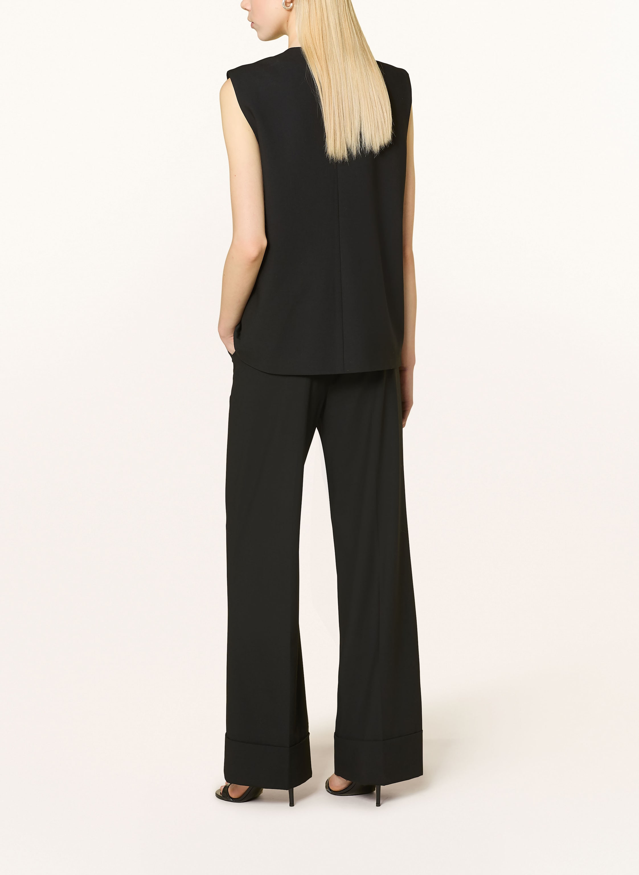 Thumbnail - Selected Femme Marlenehose schwarz