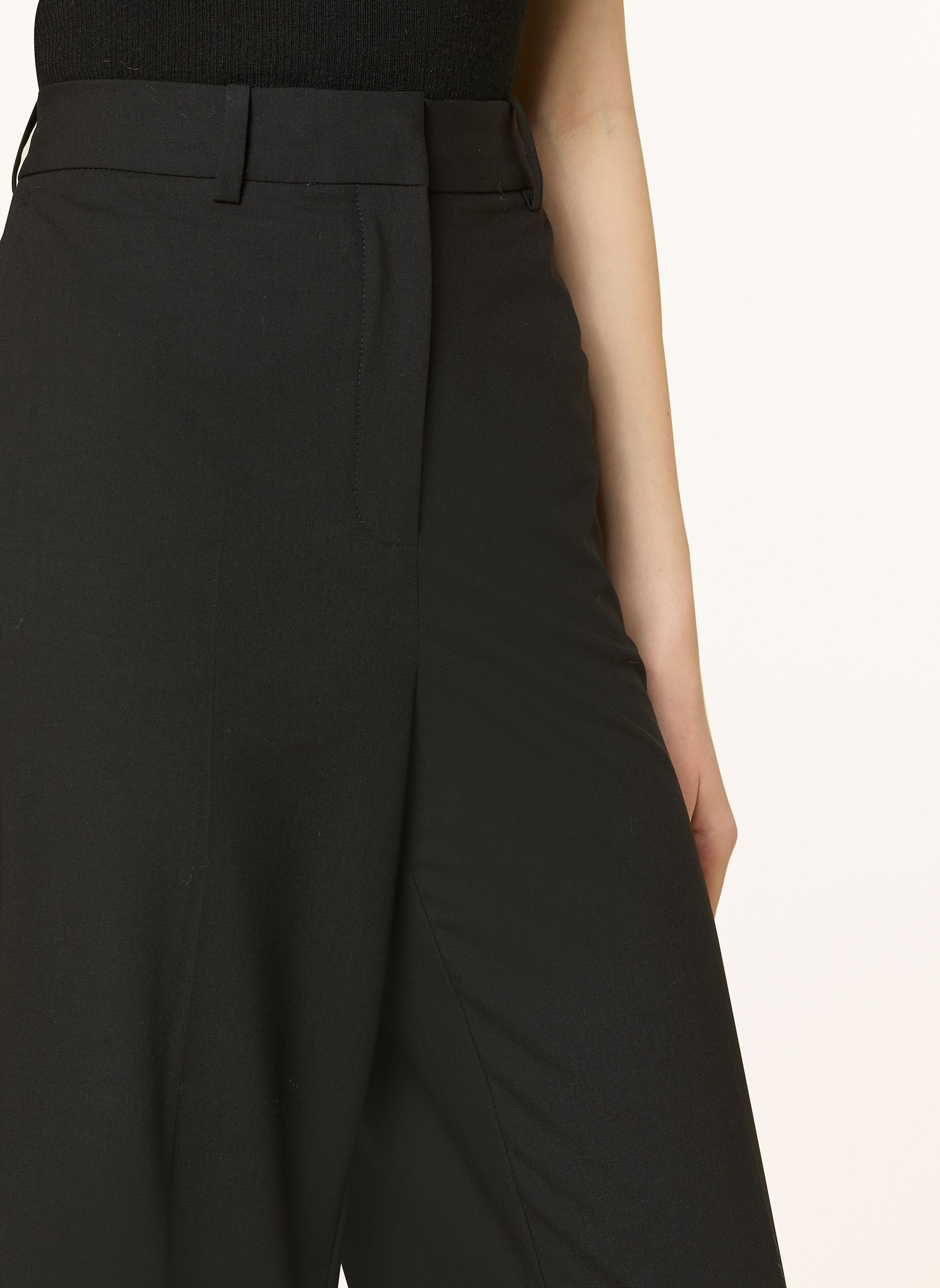 Thumbnail - Selected Femme Marlenehose schwarz