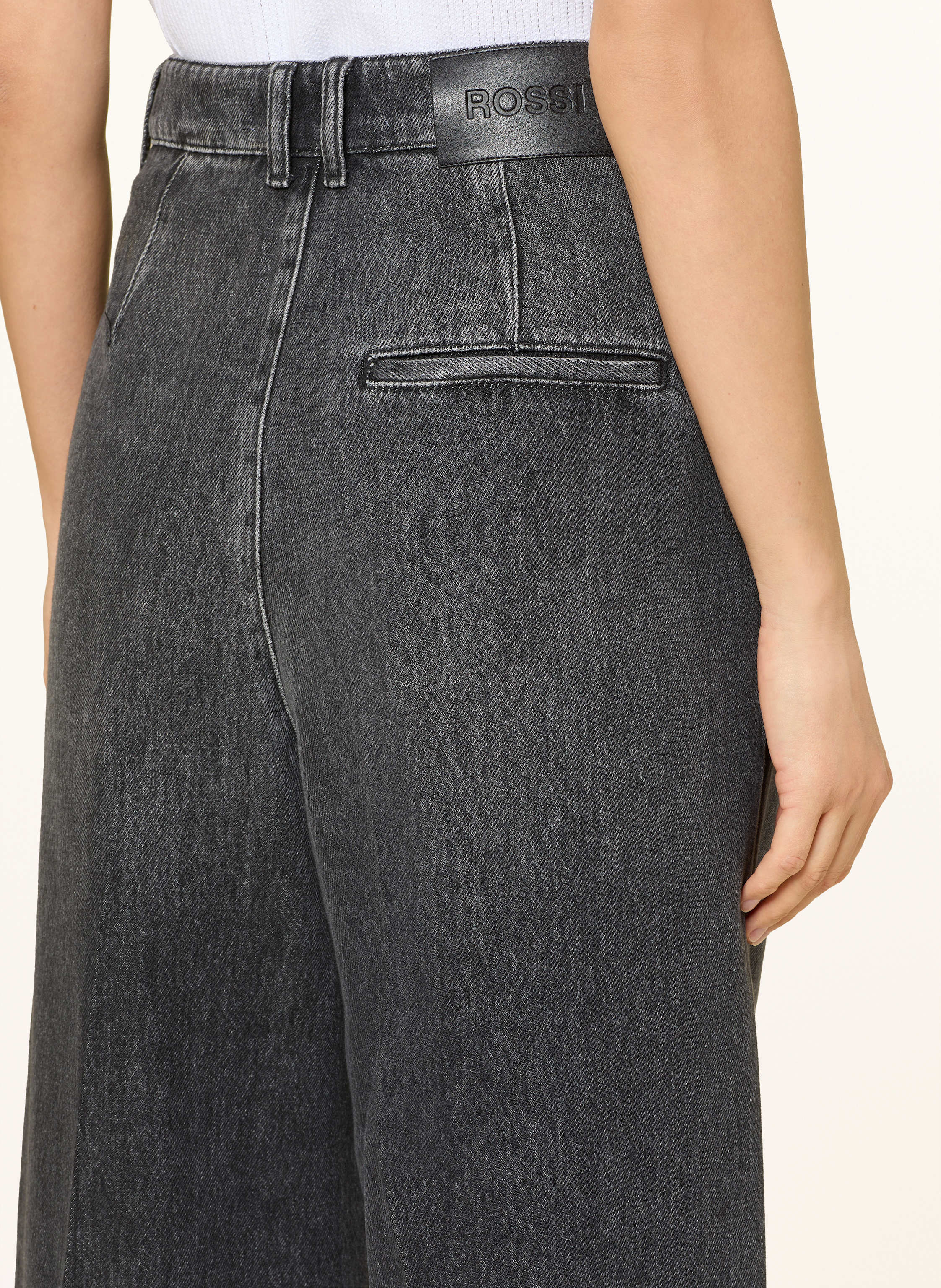 Thumbnail - Rossi Wide Leg Jeans Noa grau
