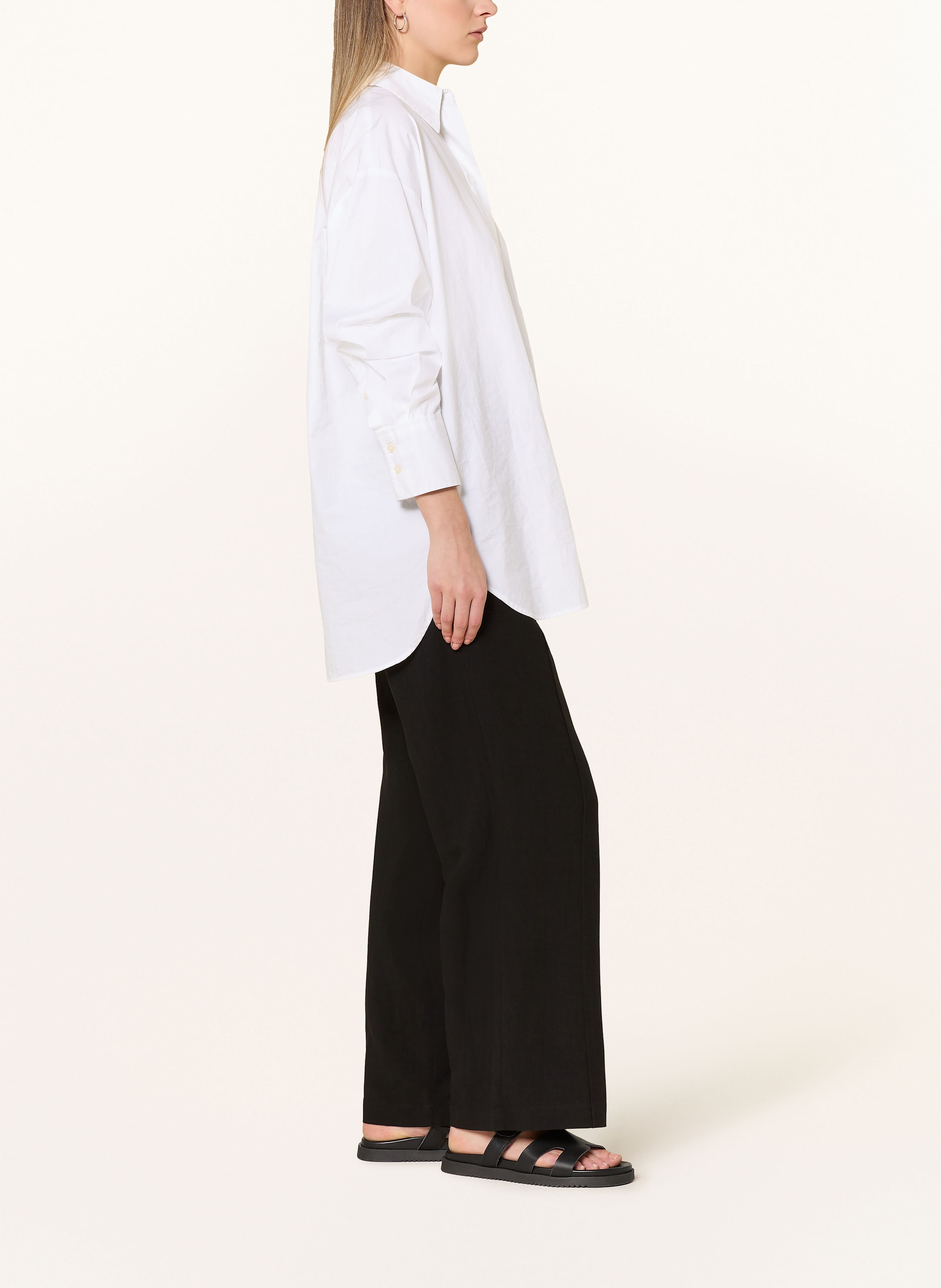 Thumbnail - Opus Pants Marlenehose Malotta Natural schwarz