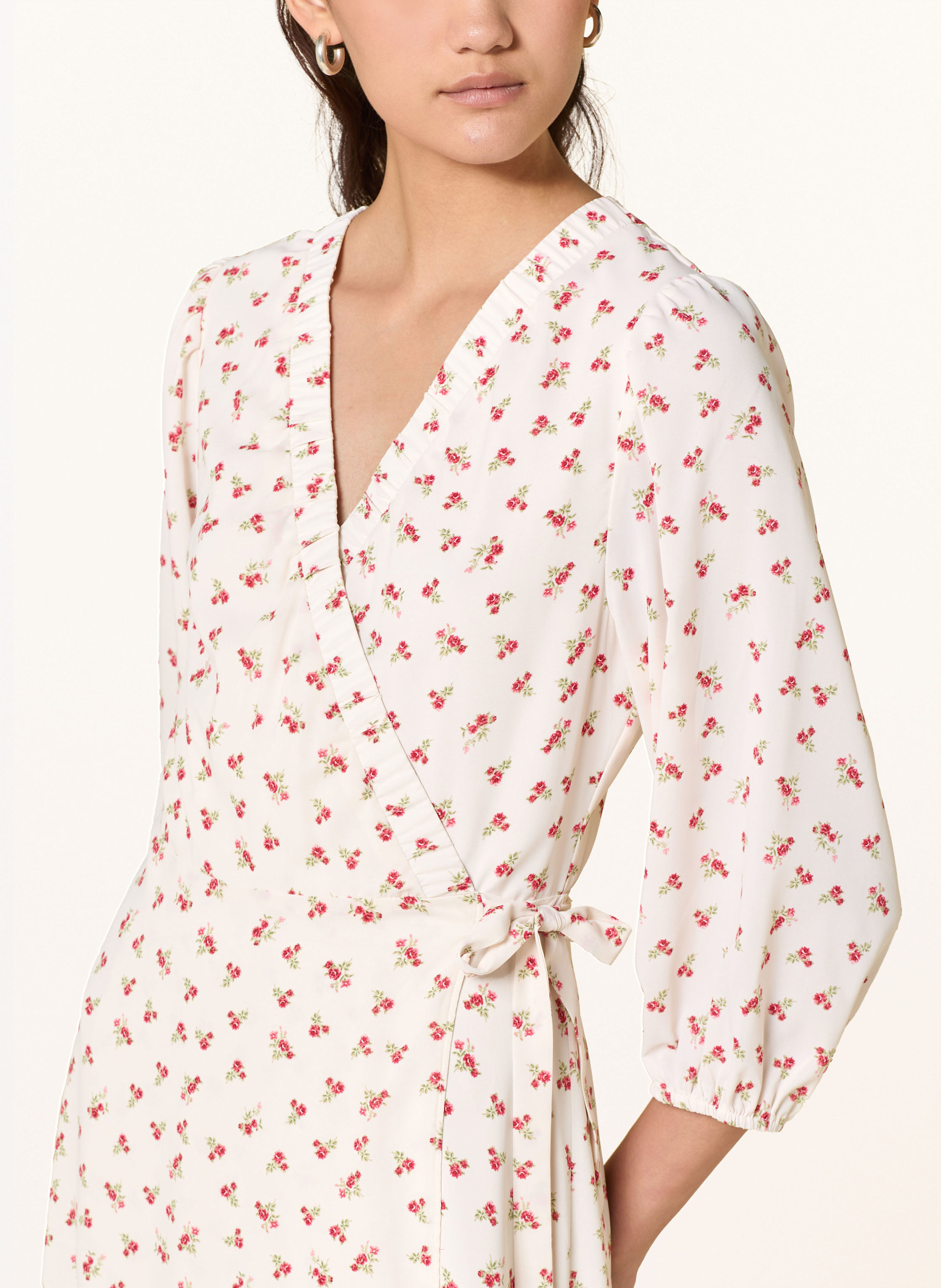 Thumbnail - Neo Noir Wickelkleid Malinga Mit 3/4-Arm weiss