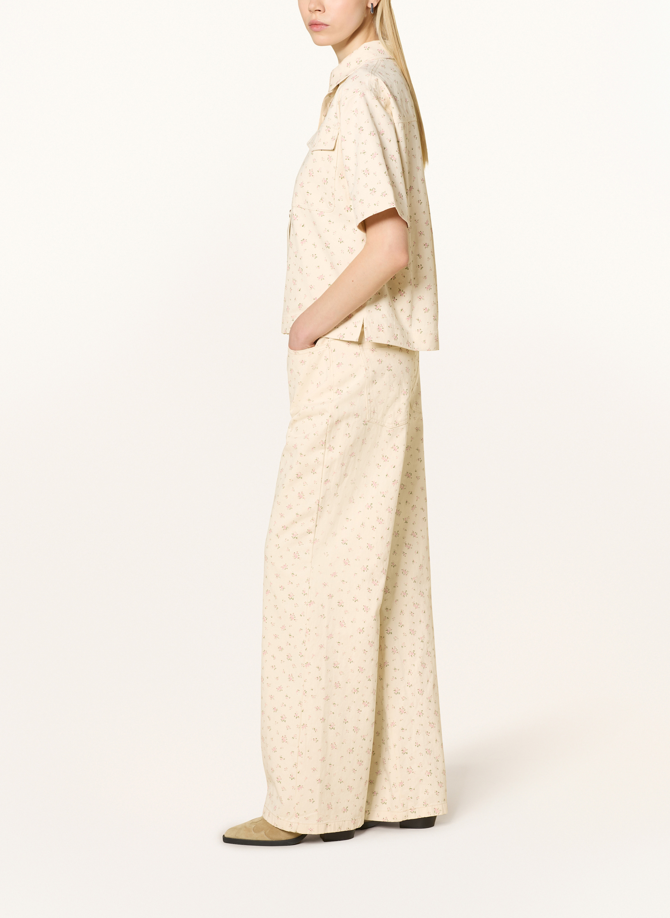 Thumbnail - Neo Noir Straight Jeans Semba weiss