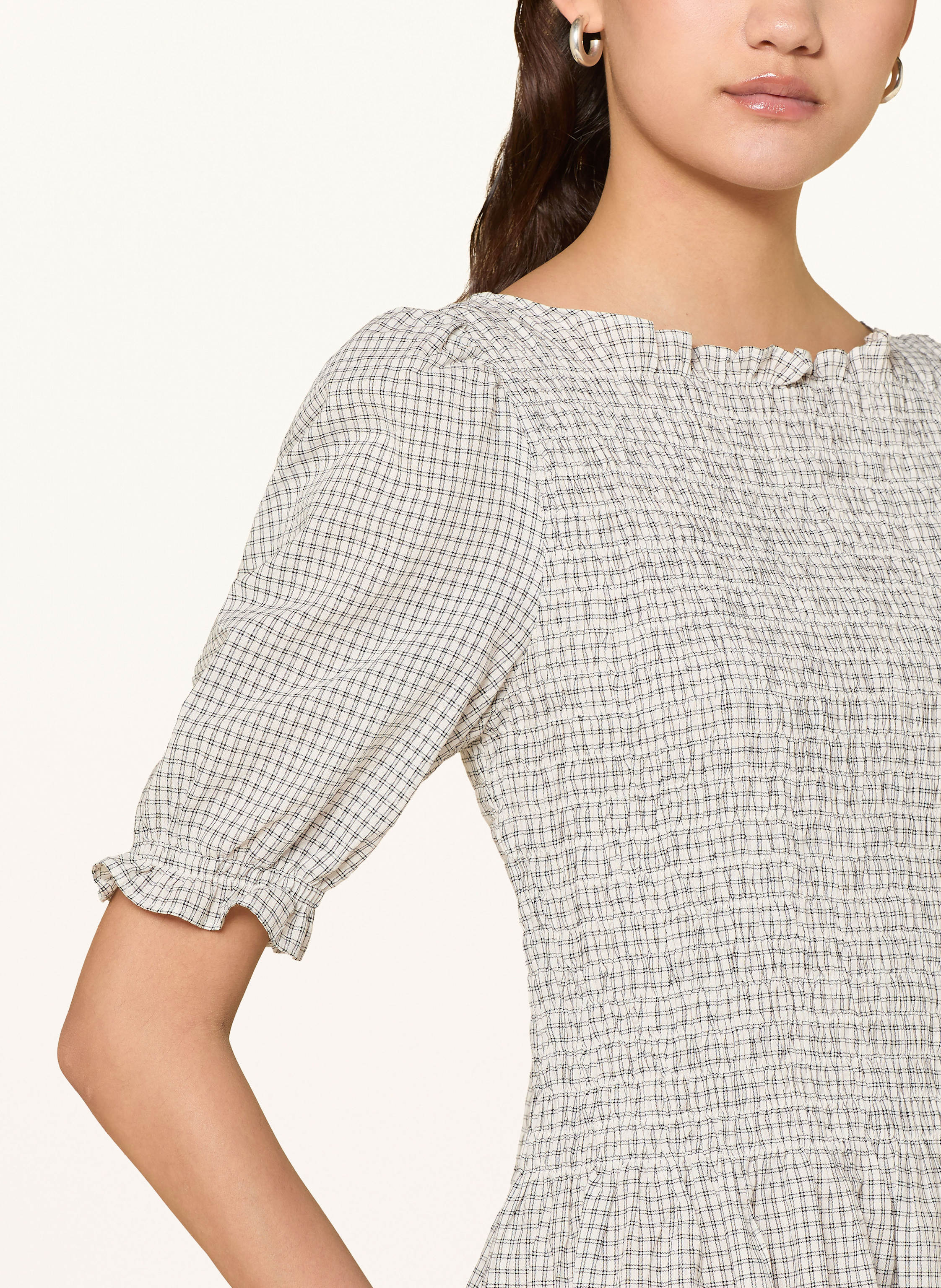 Thumbnail - Neo Noir Kleid Polkis weiss