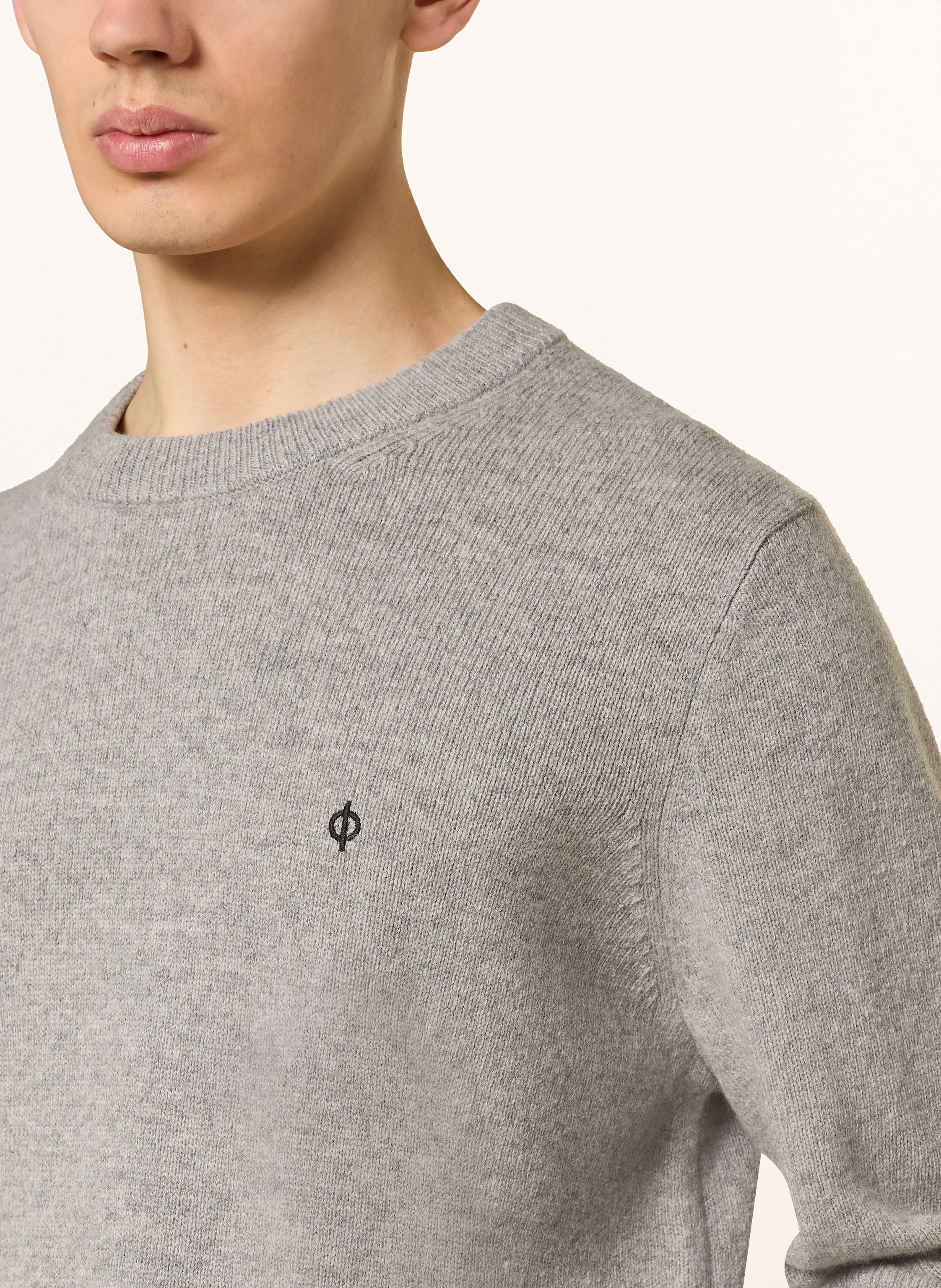 Thumbnail - Samsøe Samsøe Pullover Sapatrick grau