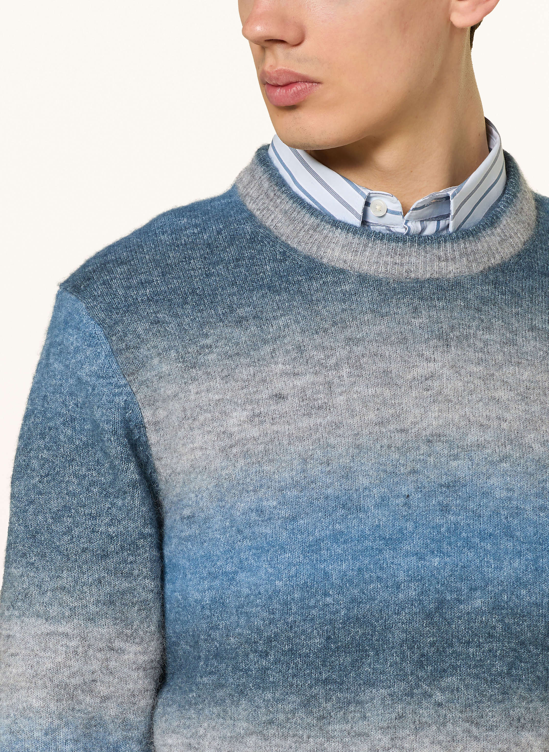 Thumbnail - Samsøe Samsøe Pullover Aiden Mit Alpaka blau