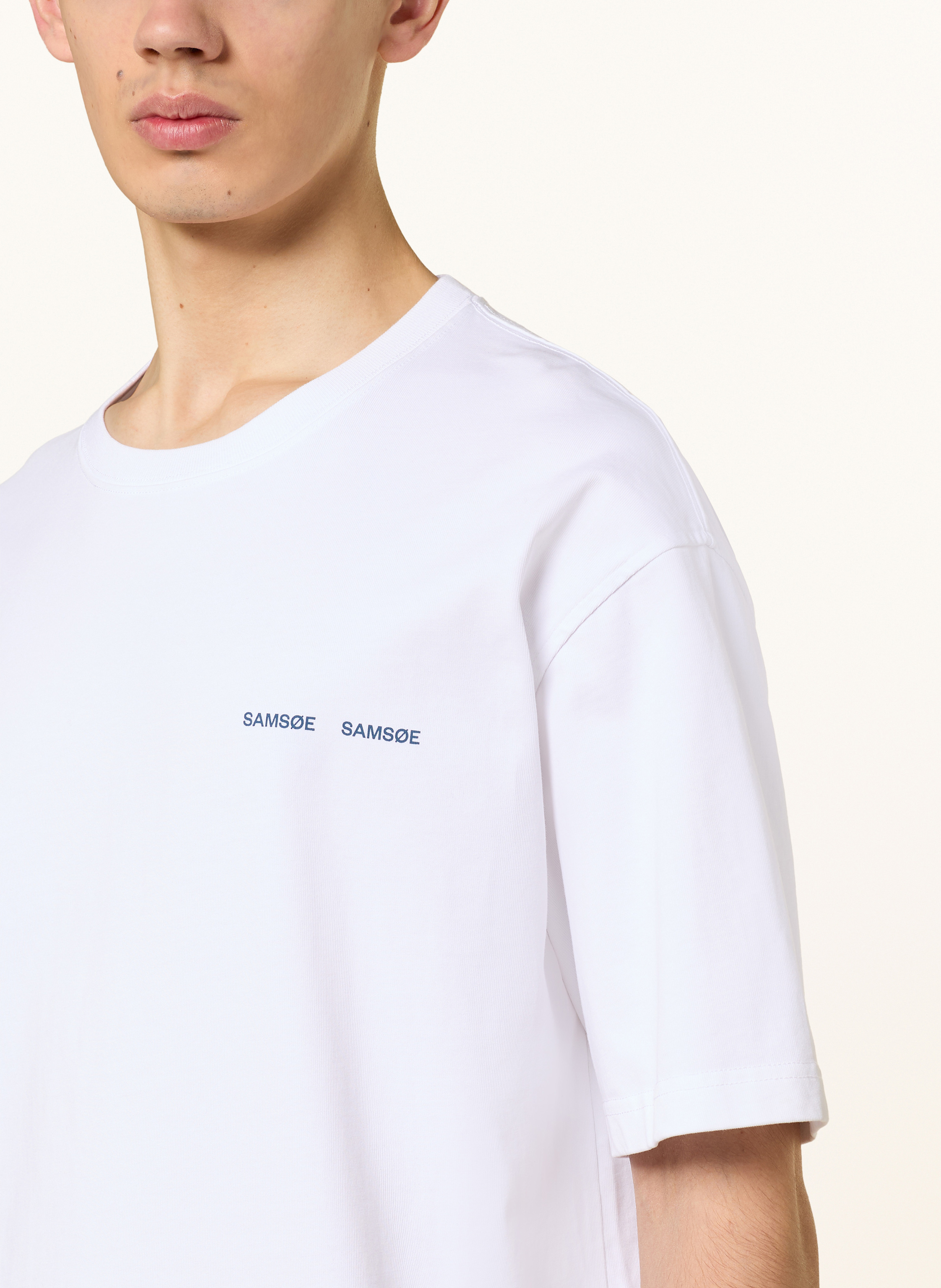 Thumbnail - Samsøe Samsøe T-Shirt Saflorian weiss