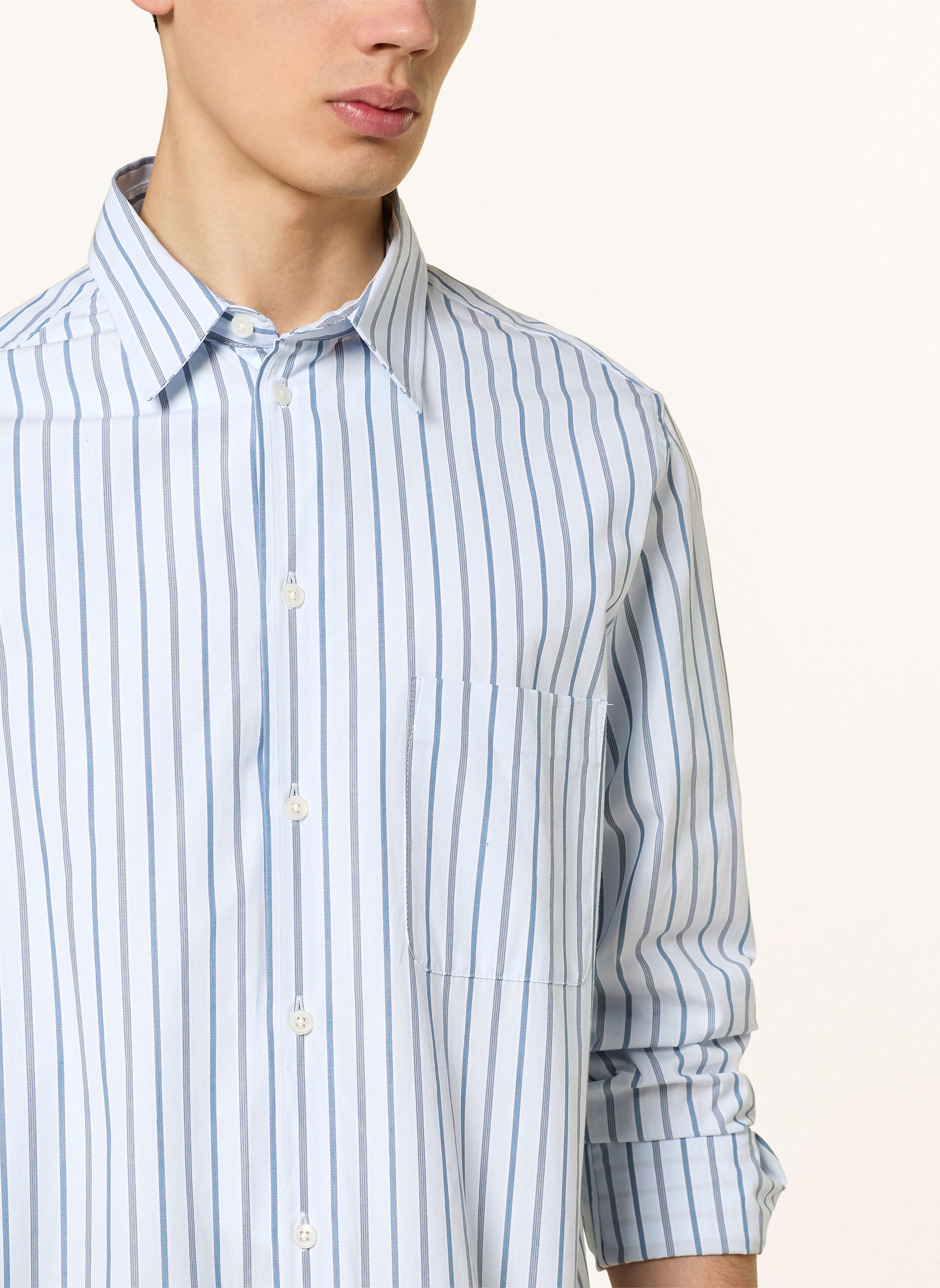 Thumbnail - Samsøe Samsøe Hemd Saryan Comfort Fit blau