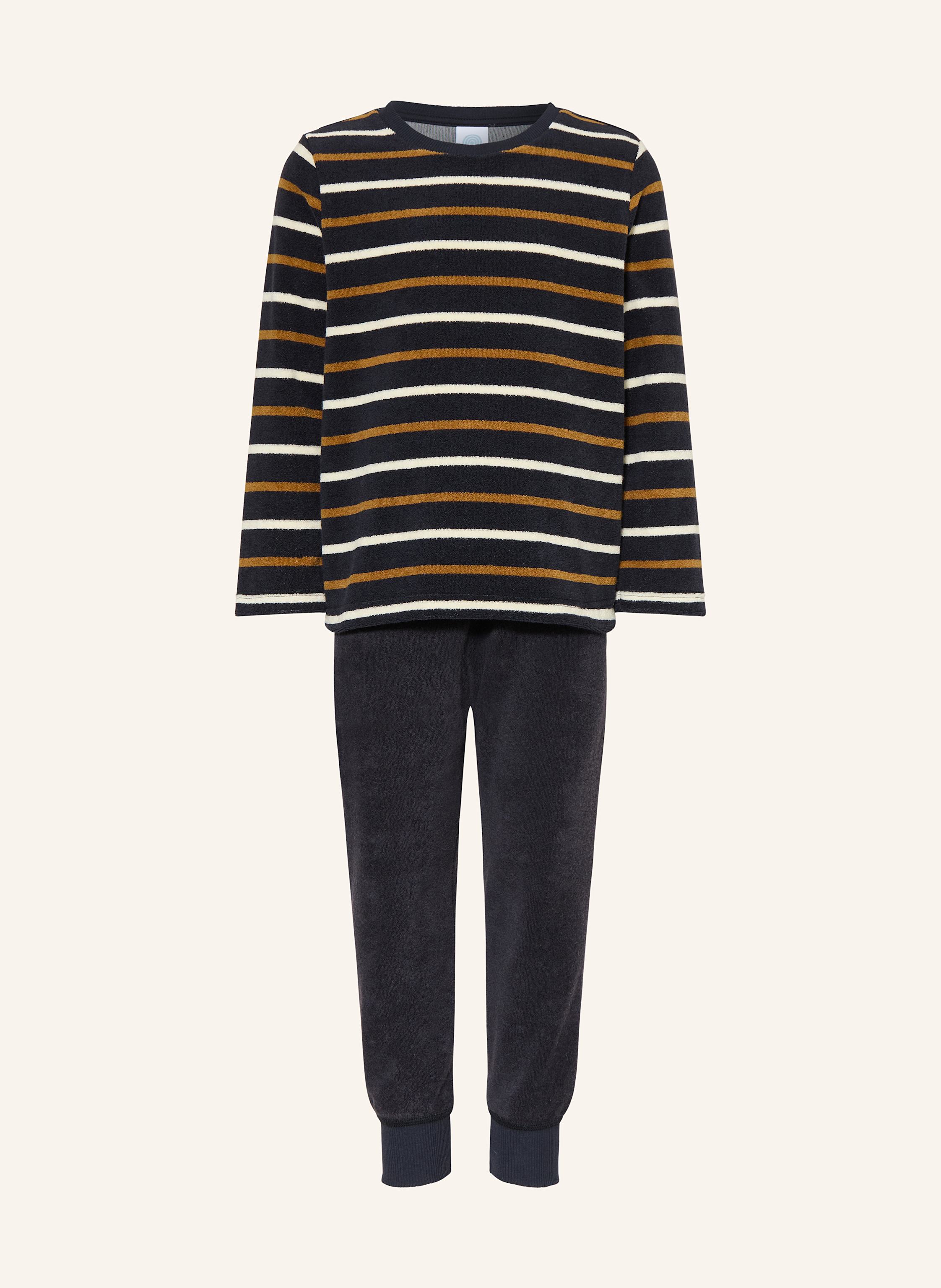 Sanetta Schlafanzug Aus Frottee blau