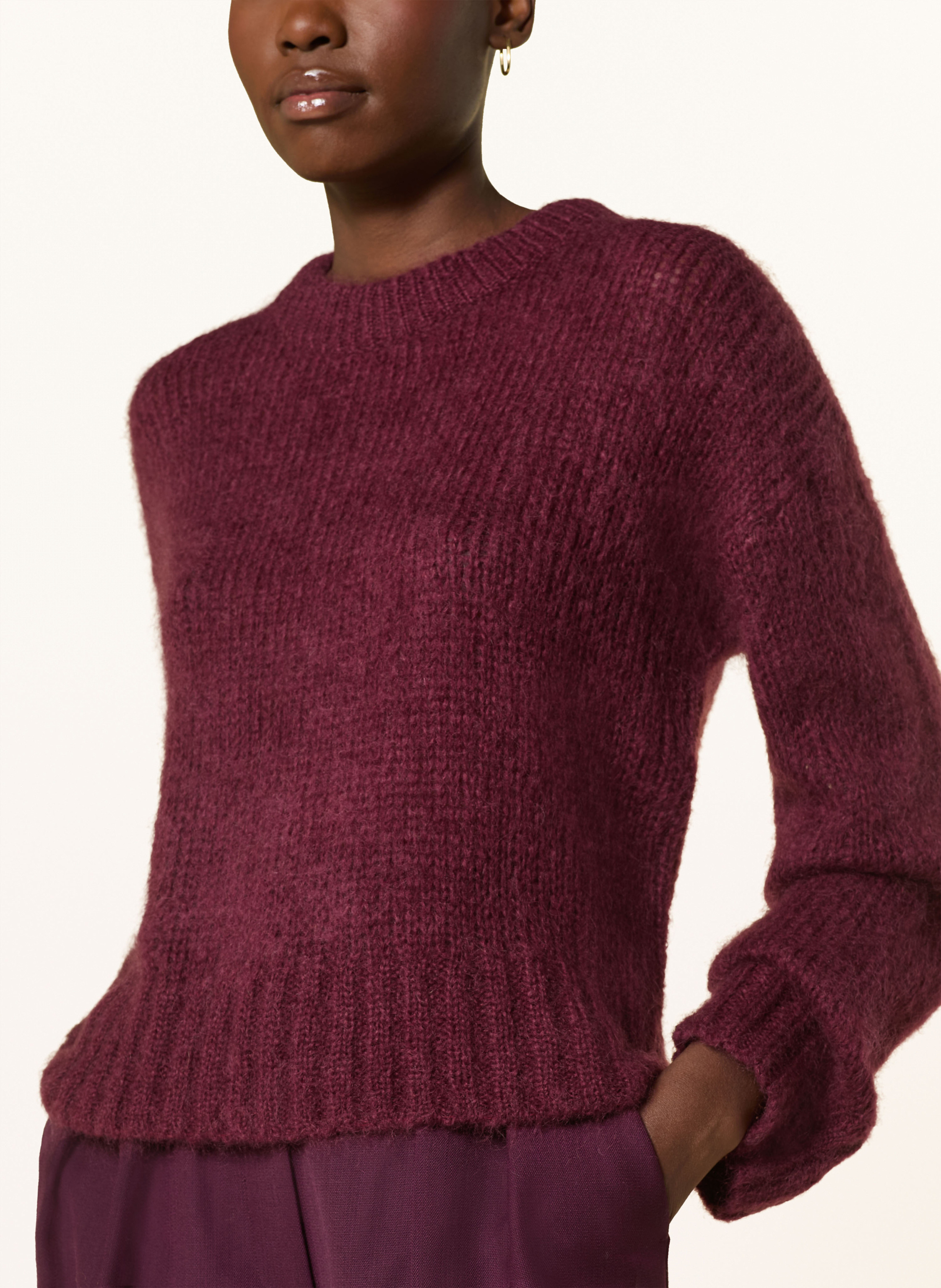 Thumbnail - Part Two Mohair-Pullover Sillepw rot