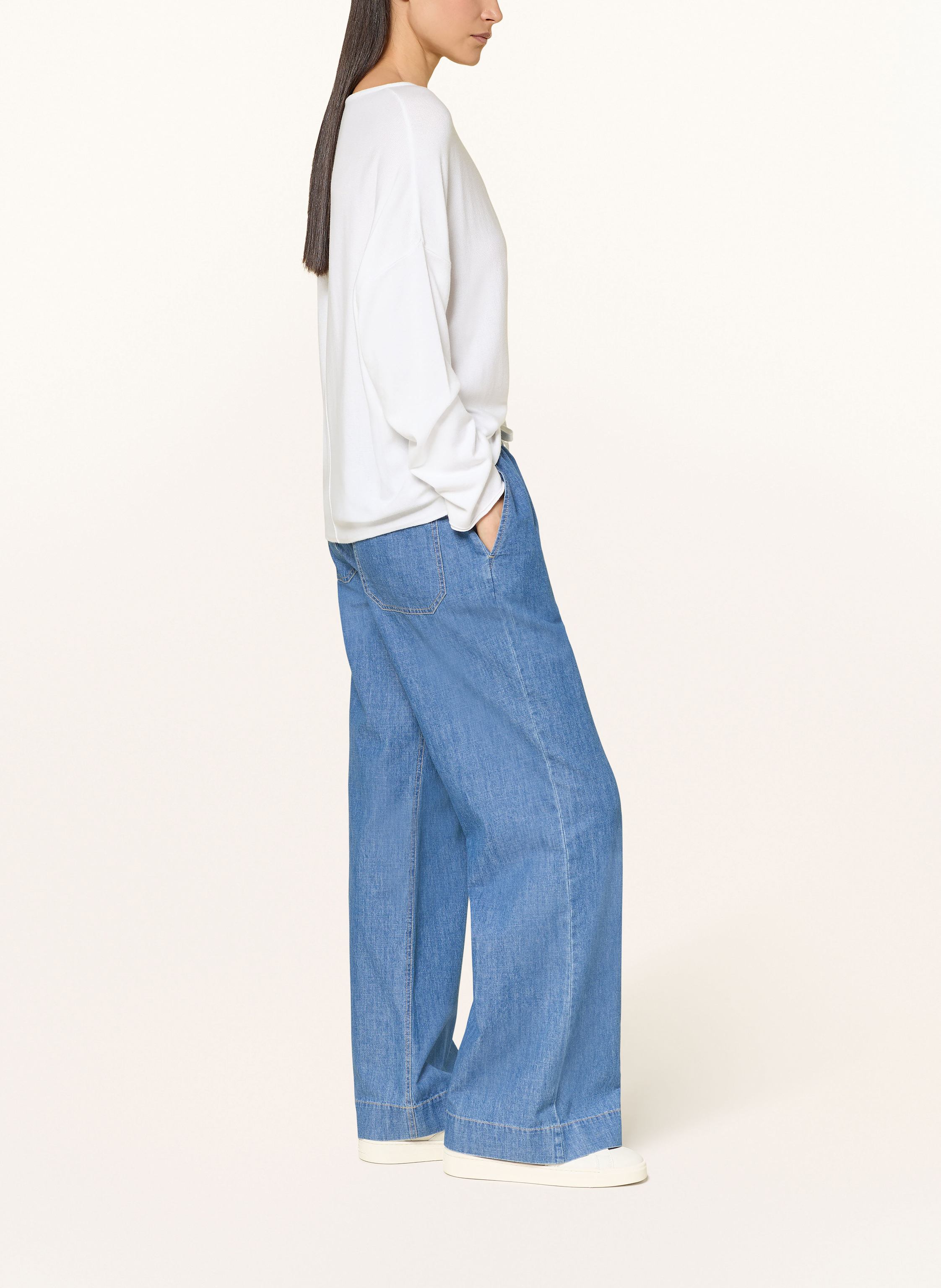 Thumbnail - Juvia Marlenehose Aylin In Jeansoptik blau