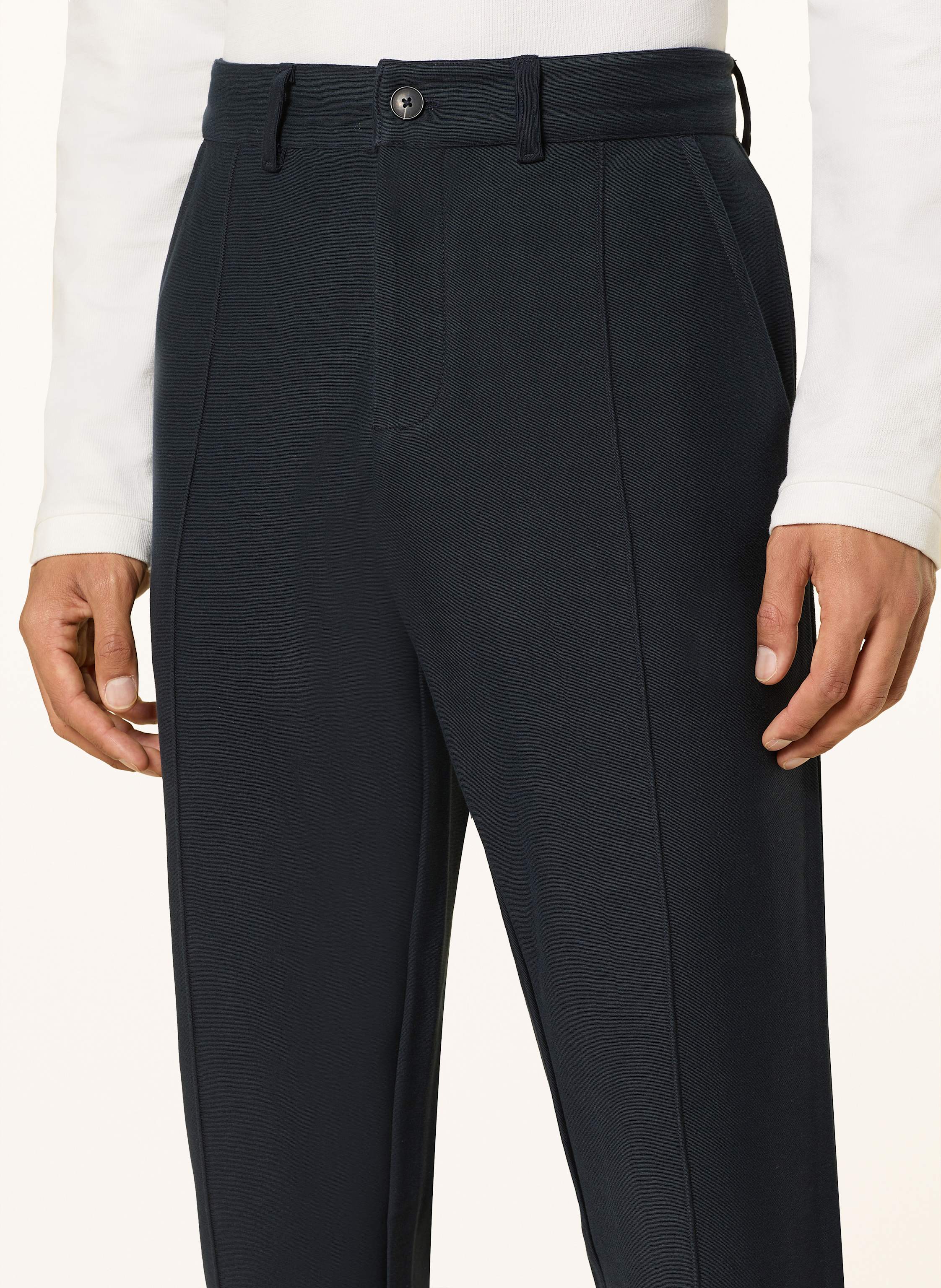 Thumbnail - Marc O'polo Anzughose Regular Fit Aus Jersey blau