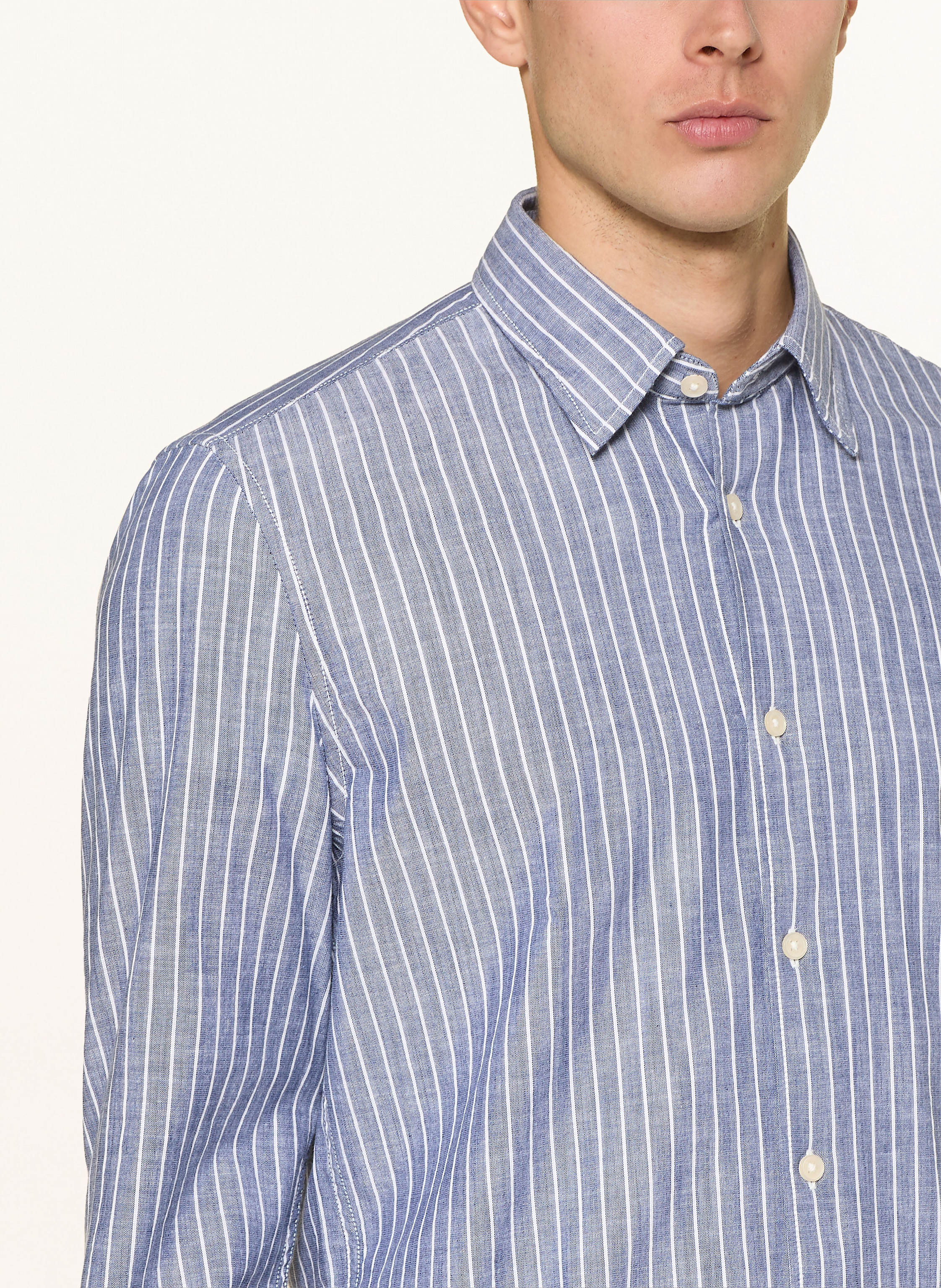 Thumbnail - Marc O'polo Hemd Shaped Fit blau