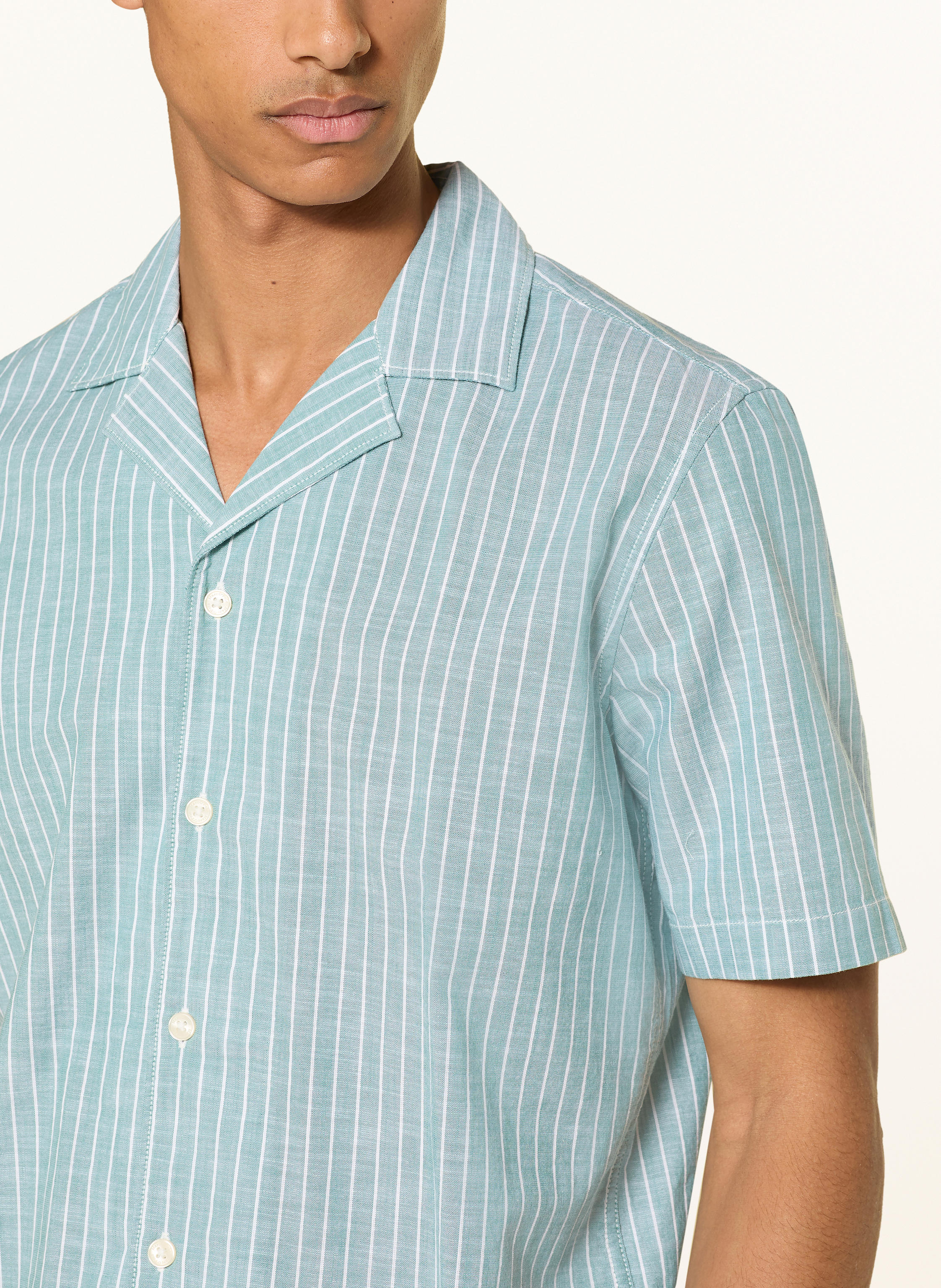 Thumbnail - Marc O'polo Resorthemd Regular Fit gruen