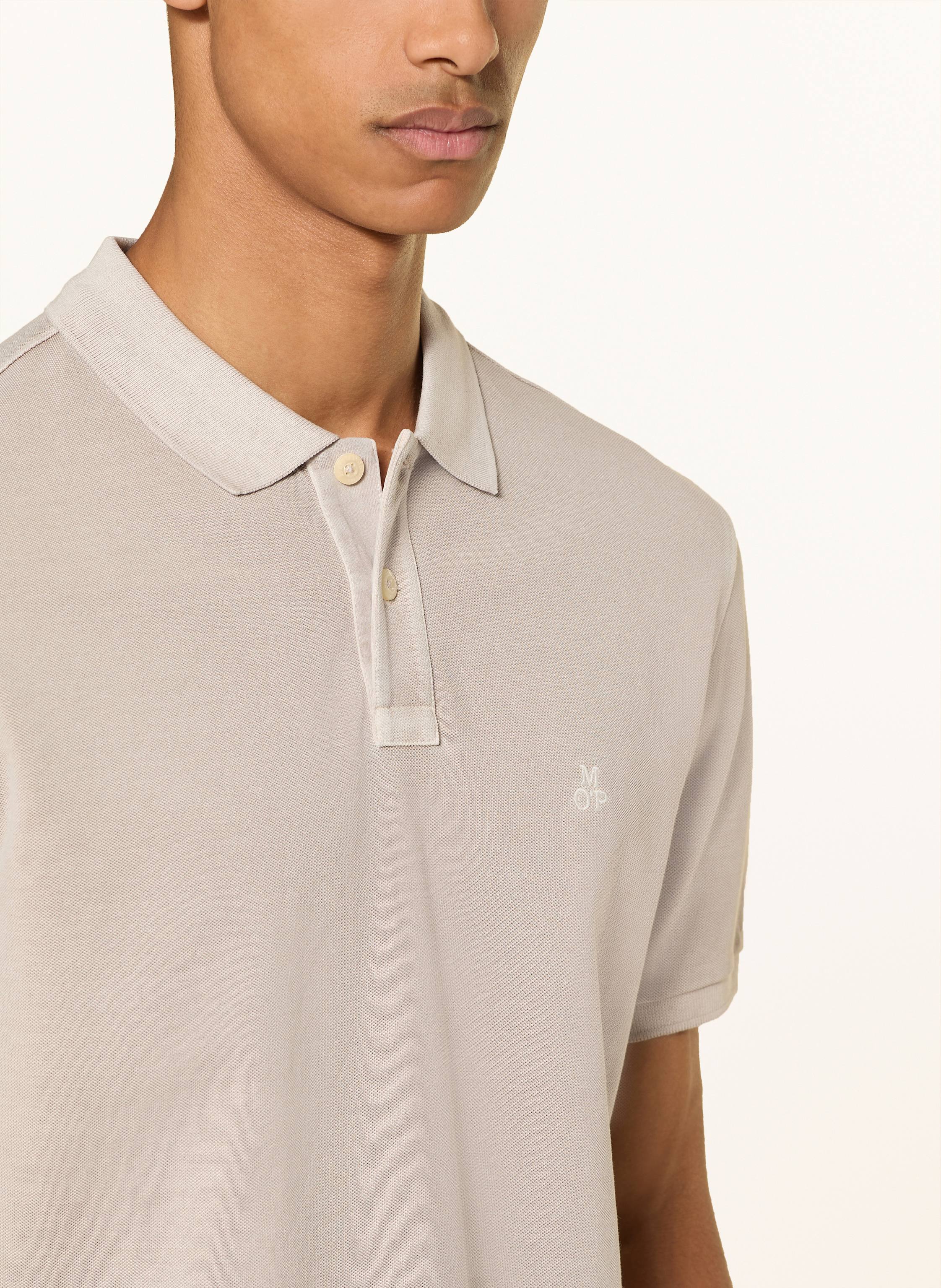 Thumbnail - Marc O'polo Piqué-Poloshirt Regular Fit grau