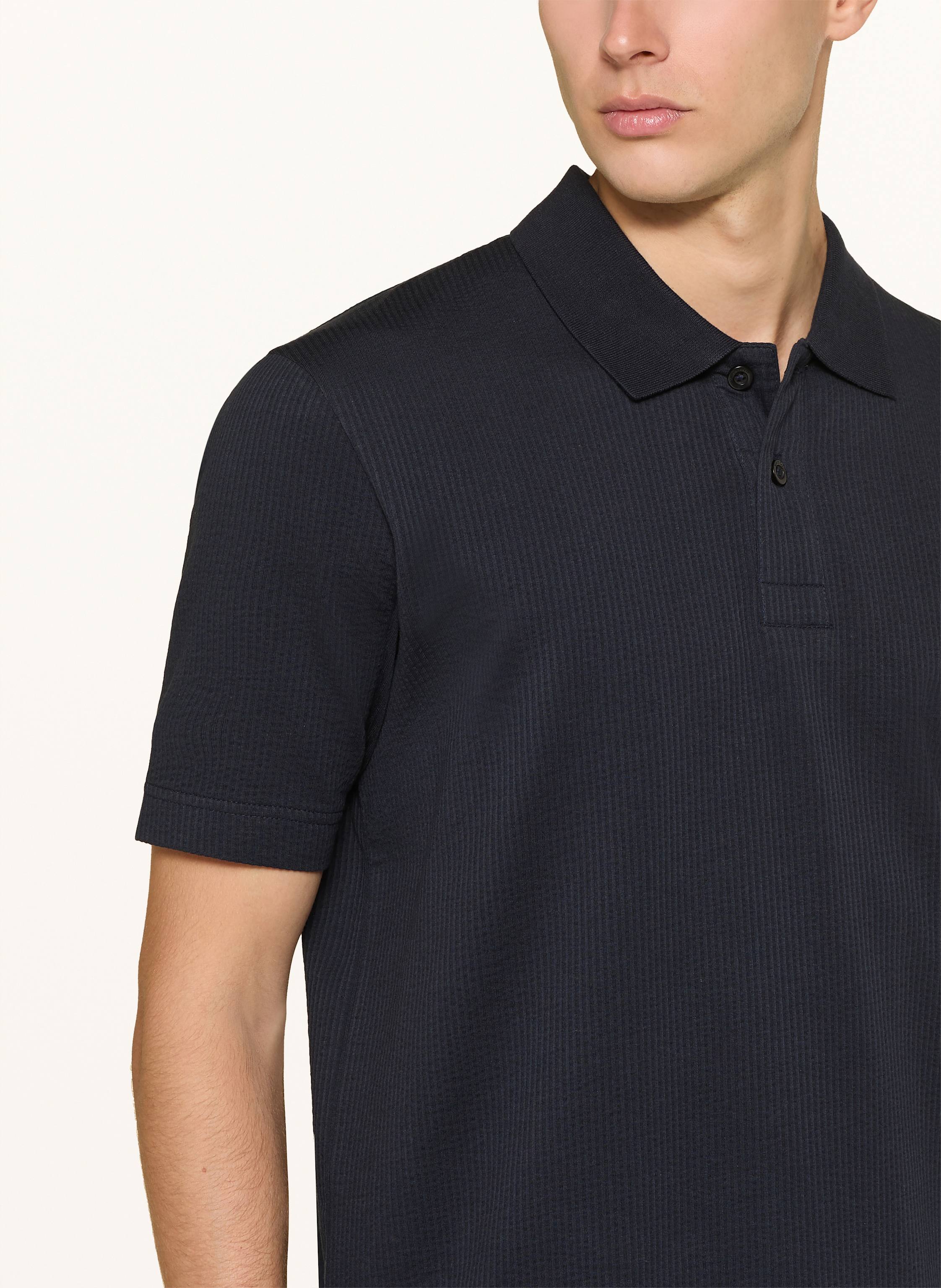 Thumbnail - Marc O'polo Jersey-Poloshirt Regular Fit blau