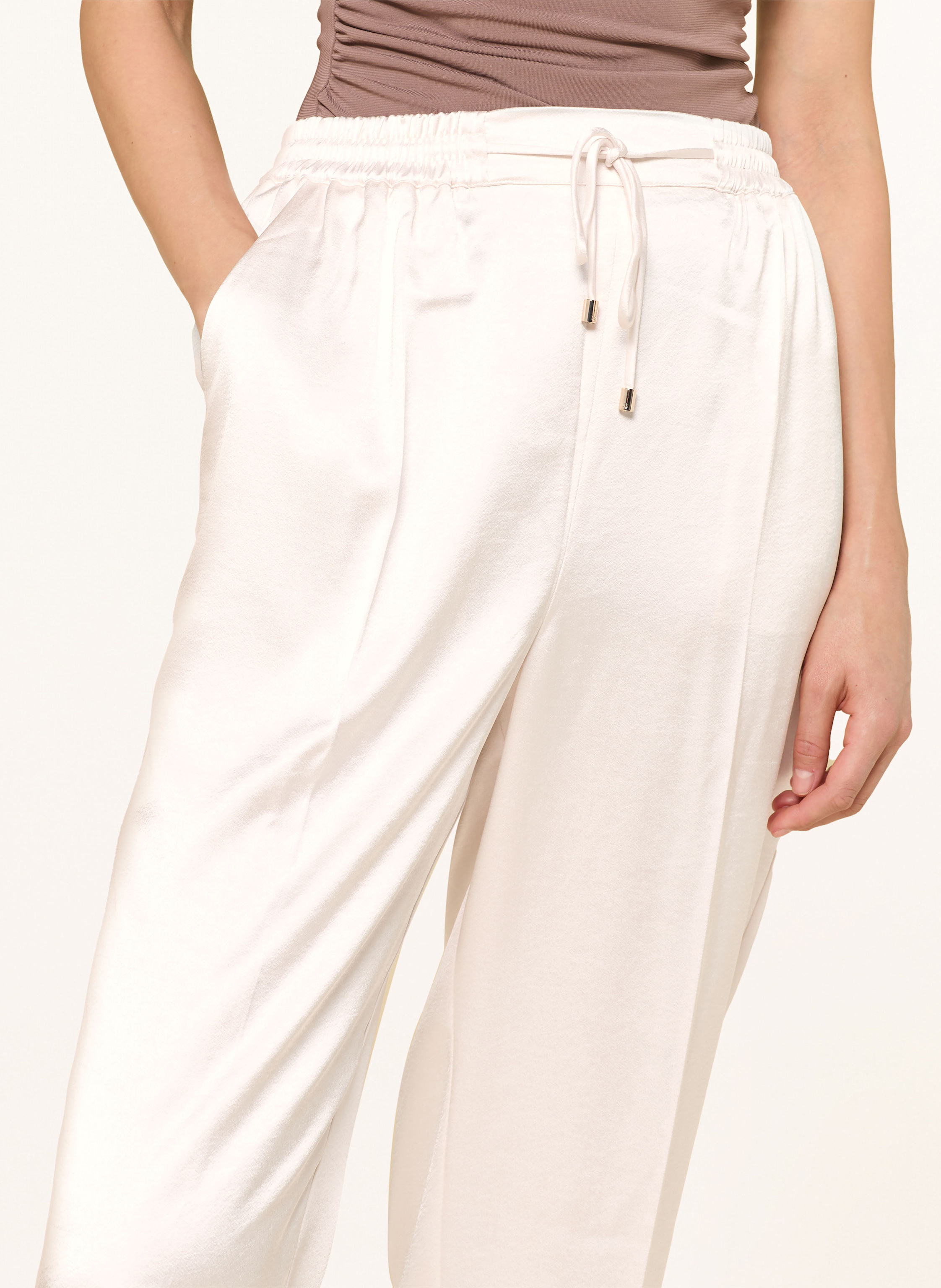 Thumbnail - Ted Baker Satinhose Natori Im Jogging-Stil weiss
