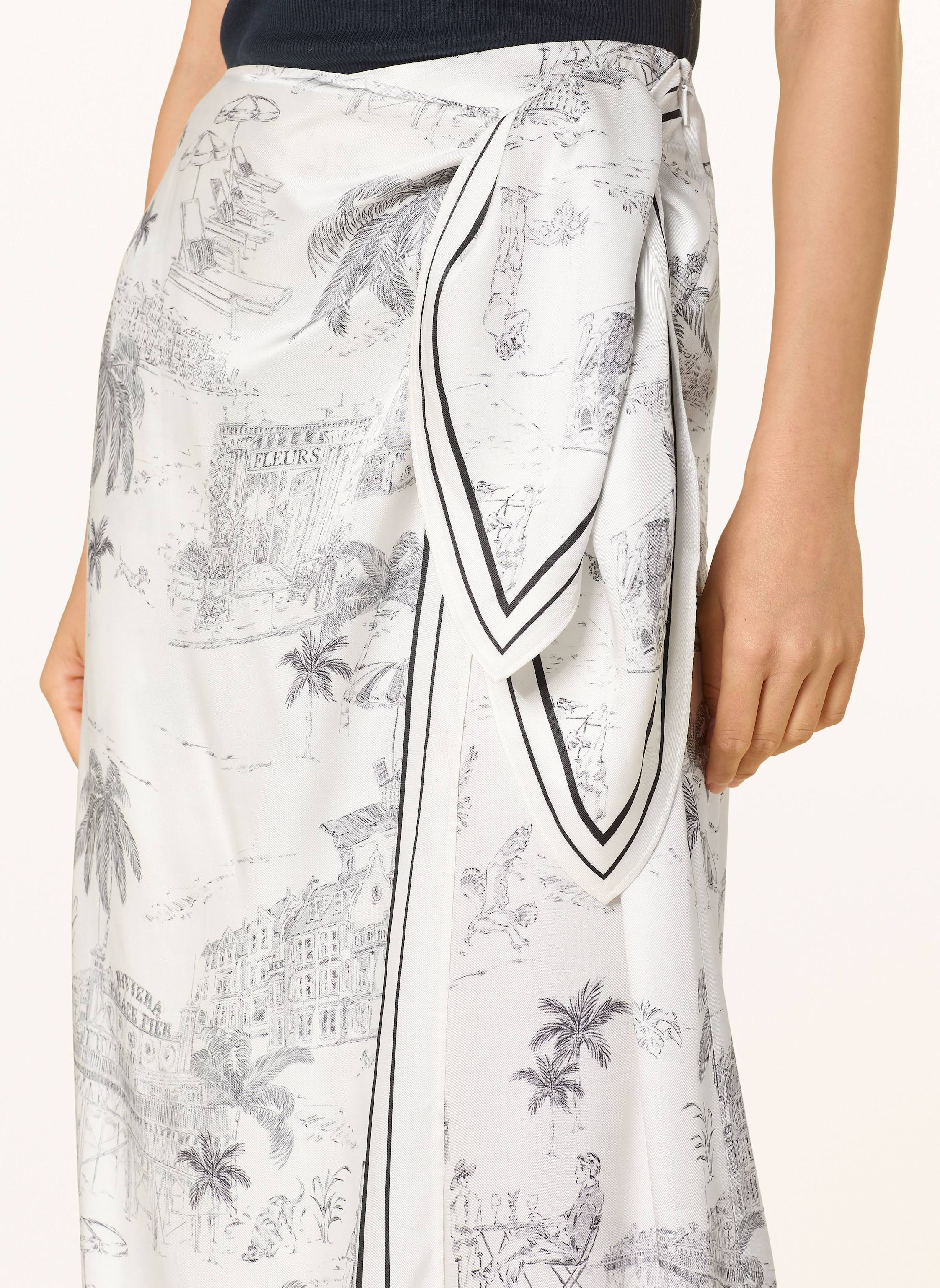 Thumbnail - Ted Baker Rock Melva In Wickeloptik weiss