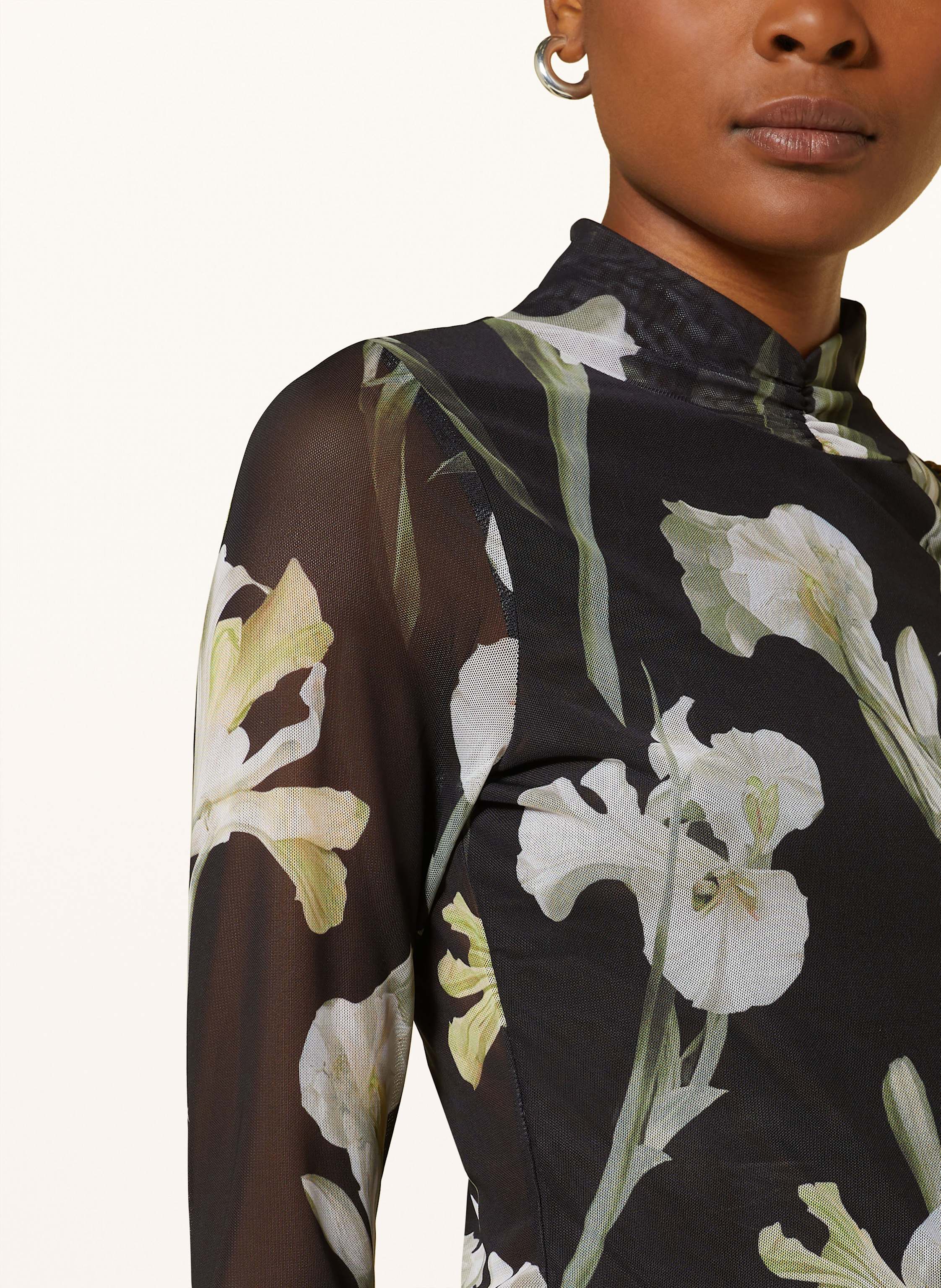 Thumbnail - Ted Baker Longsleeve Fiaahh Aus Mesh schwarz