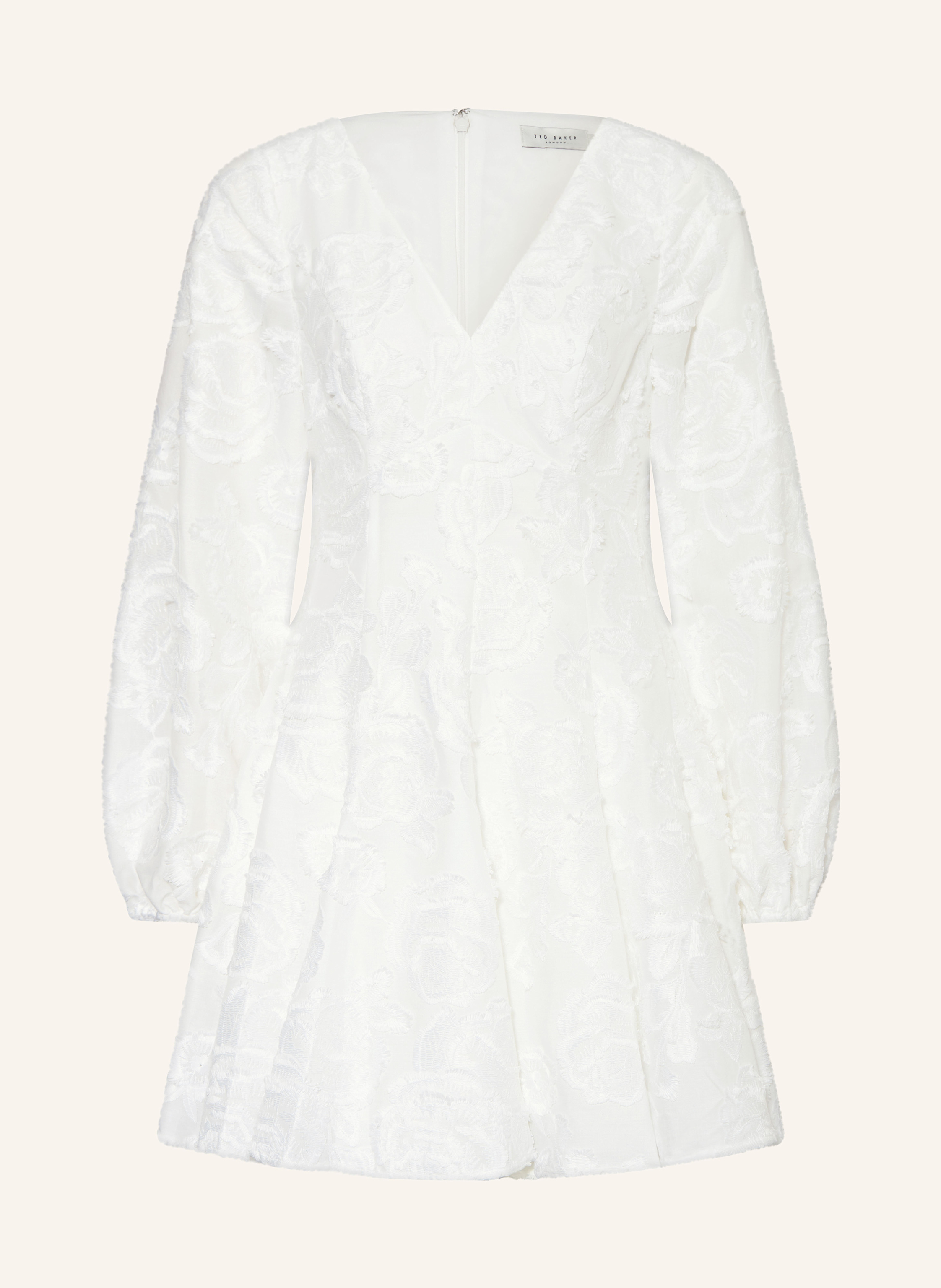 TED BAKER PLUNA dress in white