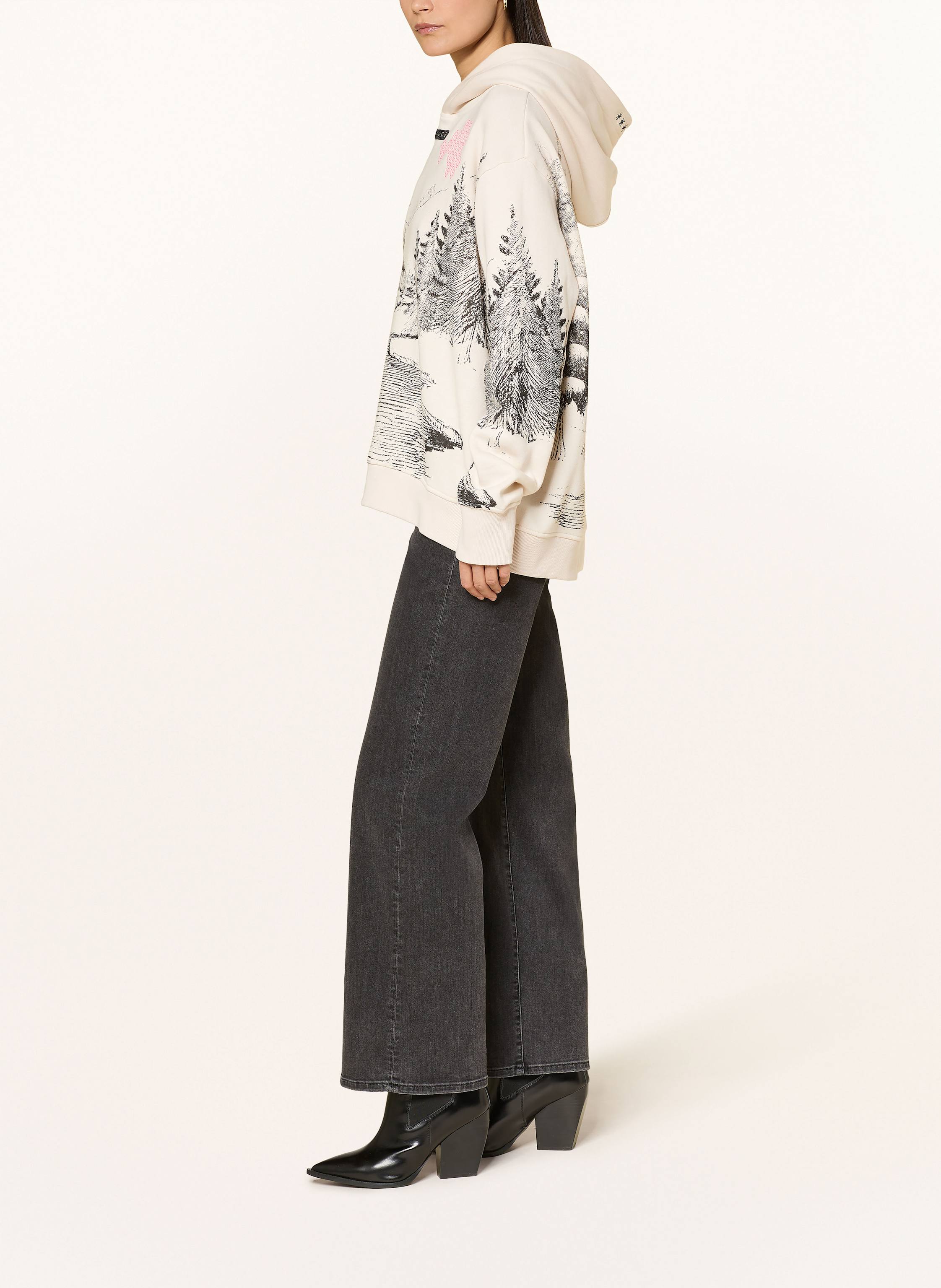 Thumbnail - Yippie Hippie Hoodie weiss