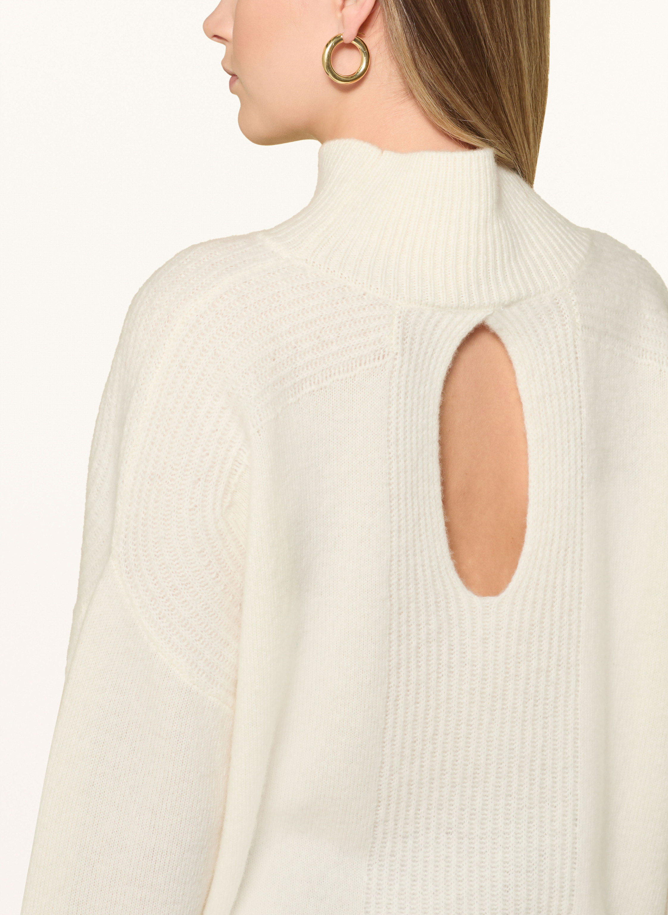 Thumbnail - Liu Jo Pullover Mit Cut-Out weiss