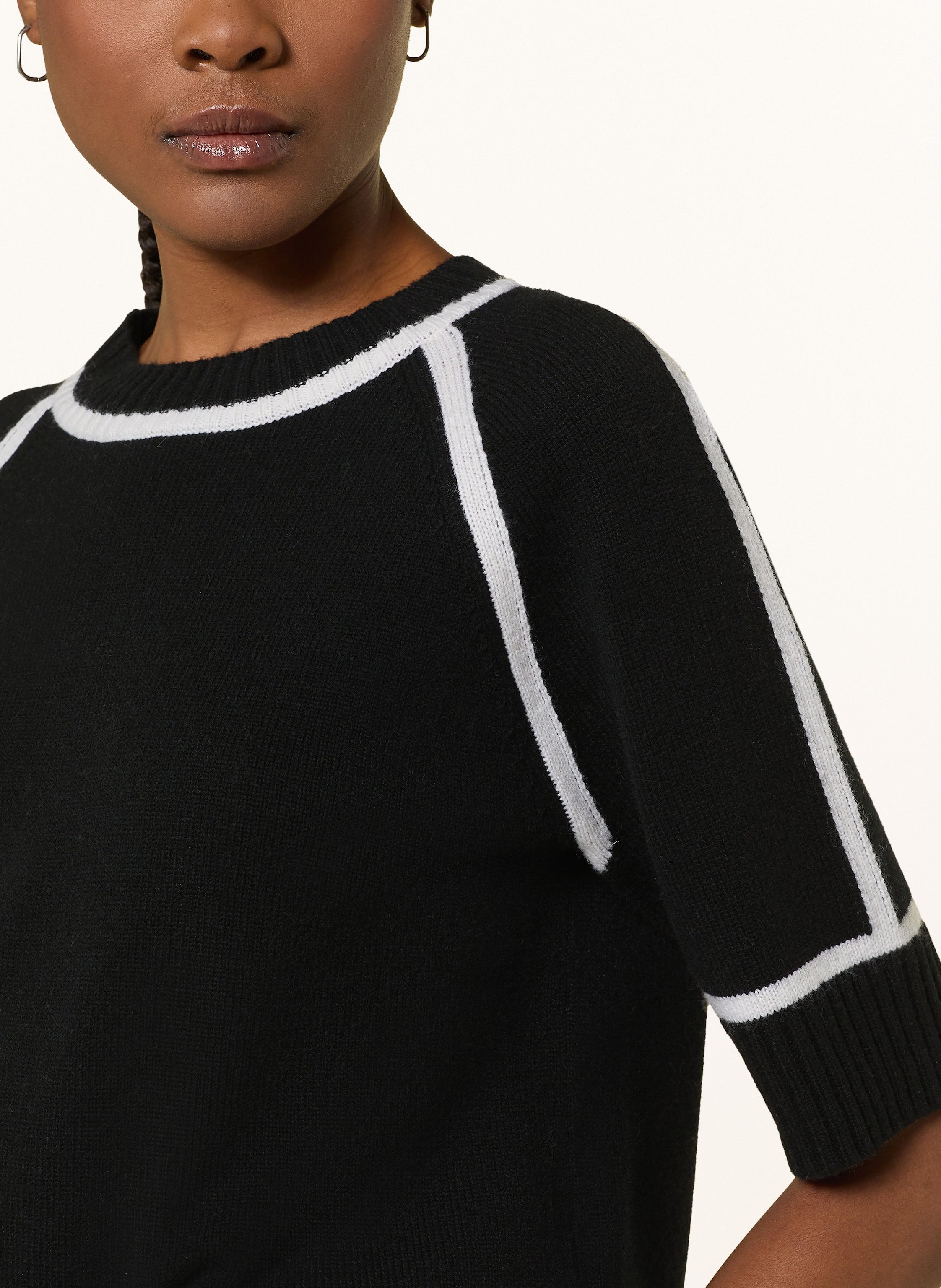 Thumbnail - Max Mara Studio Pullover Piuma schwarz