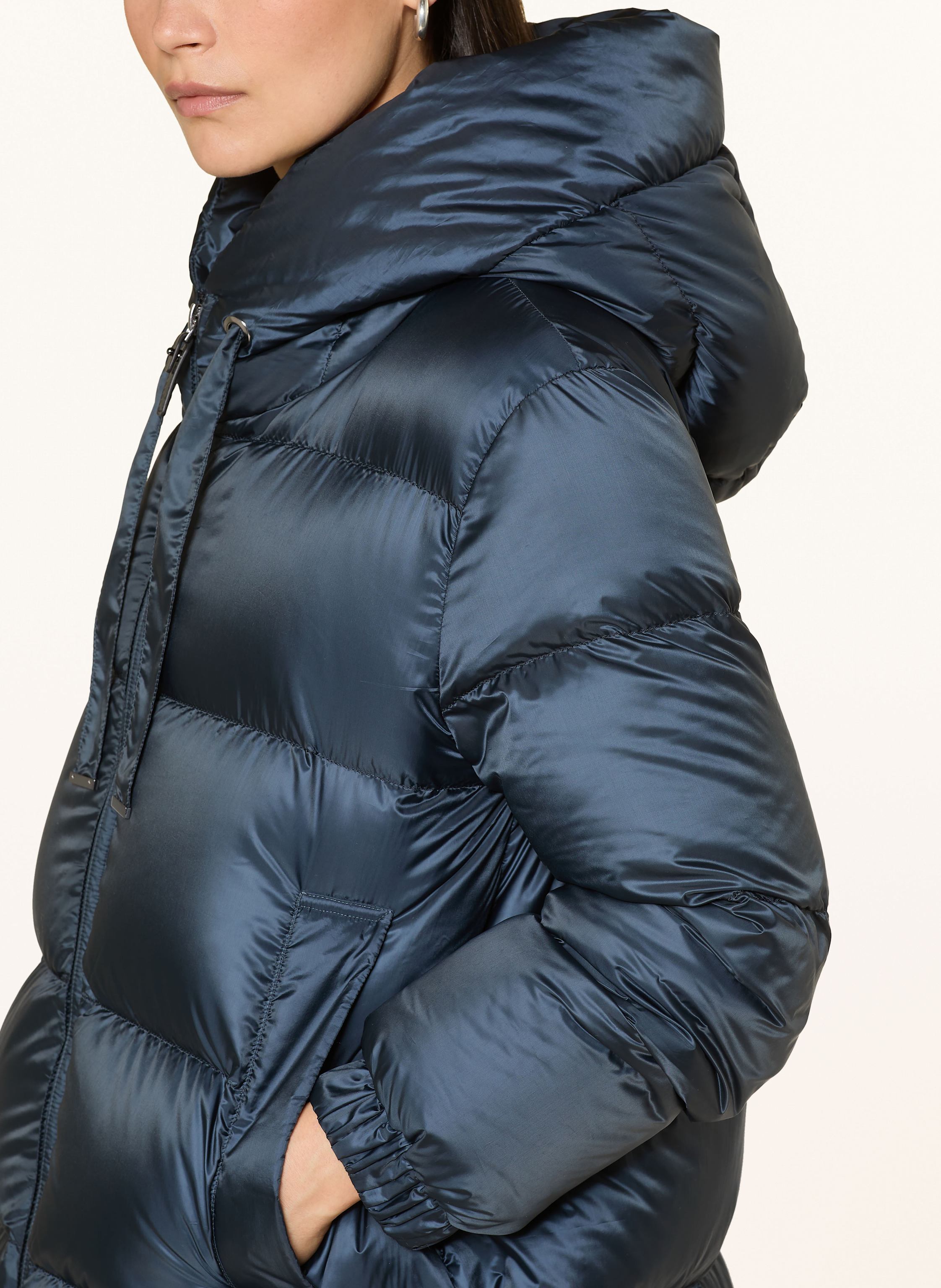 Thumbnail - Max Mara The Cube Daunenmantel Sei blau