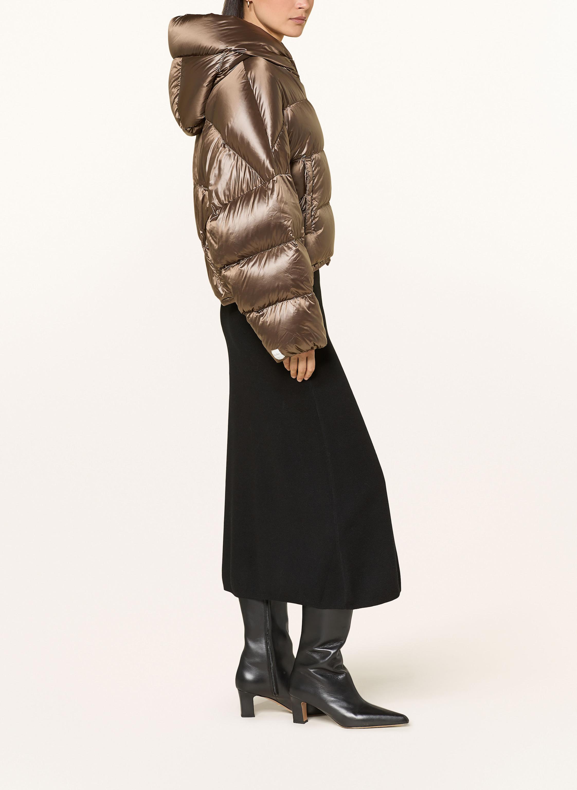Thumbnail - Max Mara The Cube Daunenjacke Spaceca braun