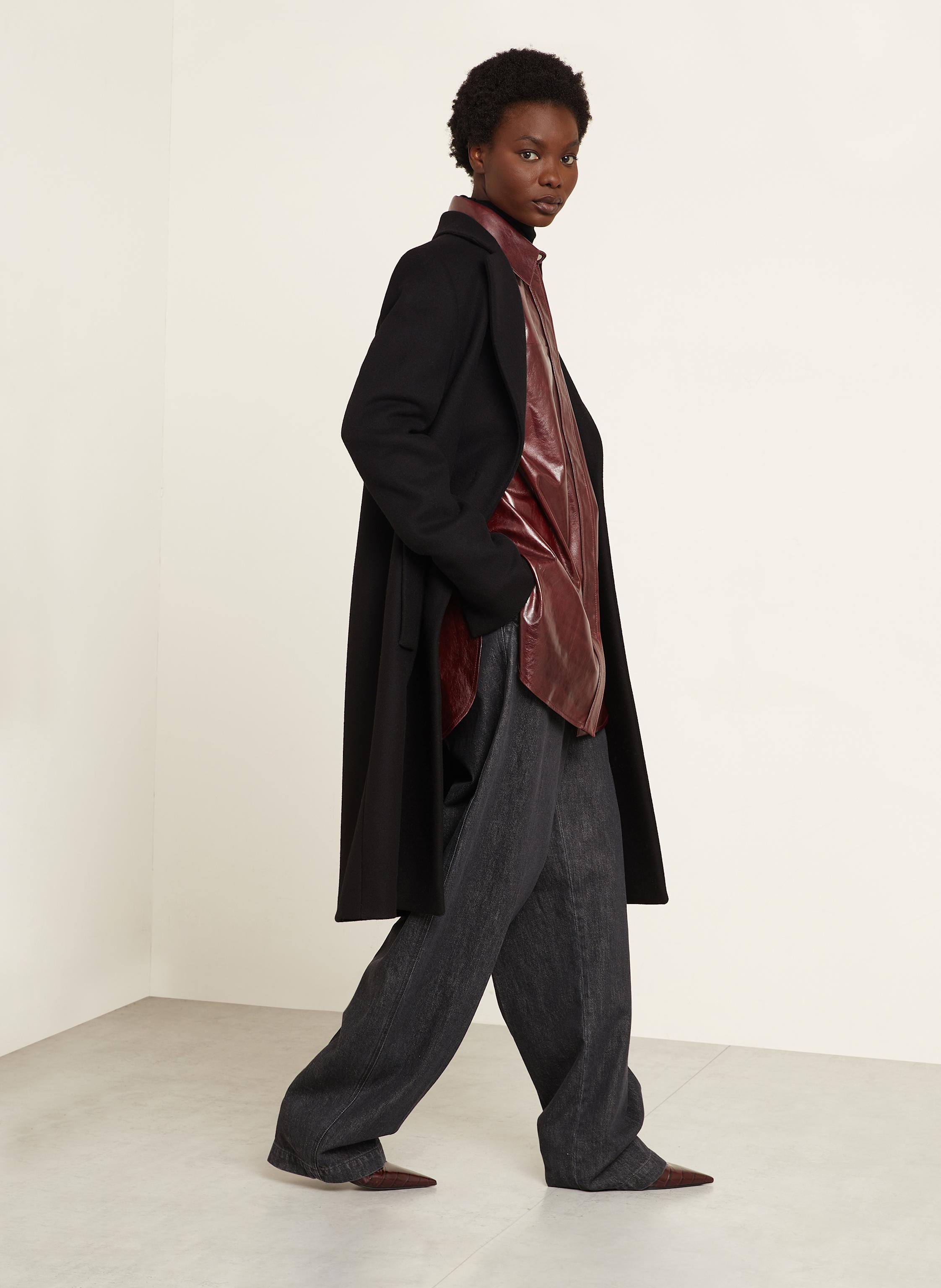 Thumbnail - Sportmax Wollmantel Ala schwarz