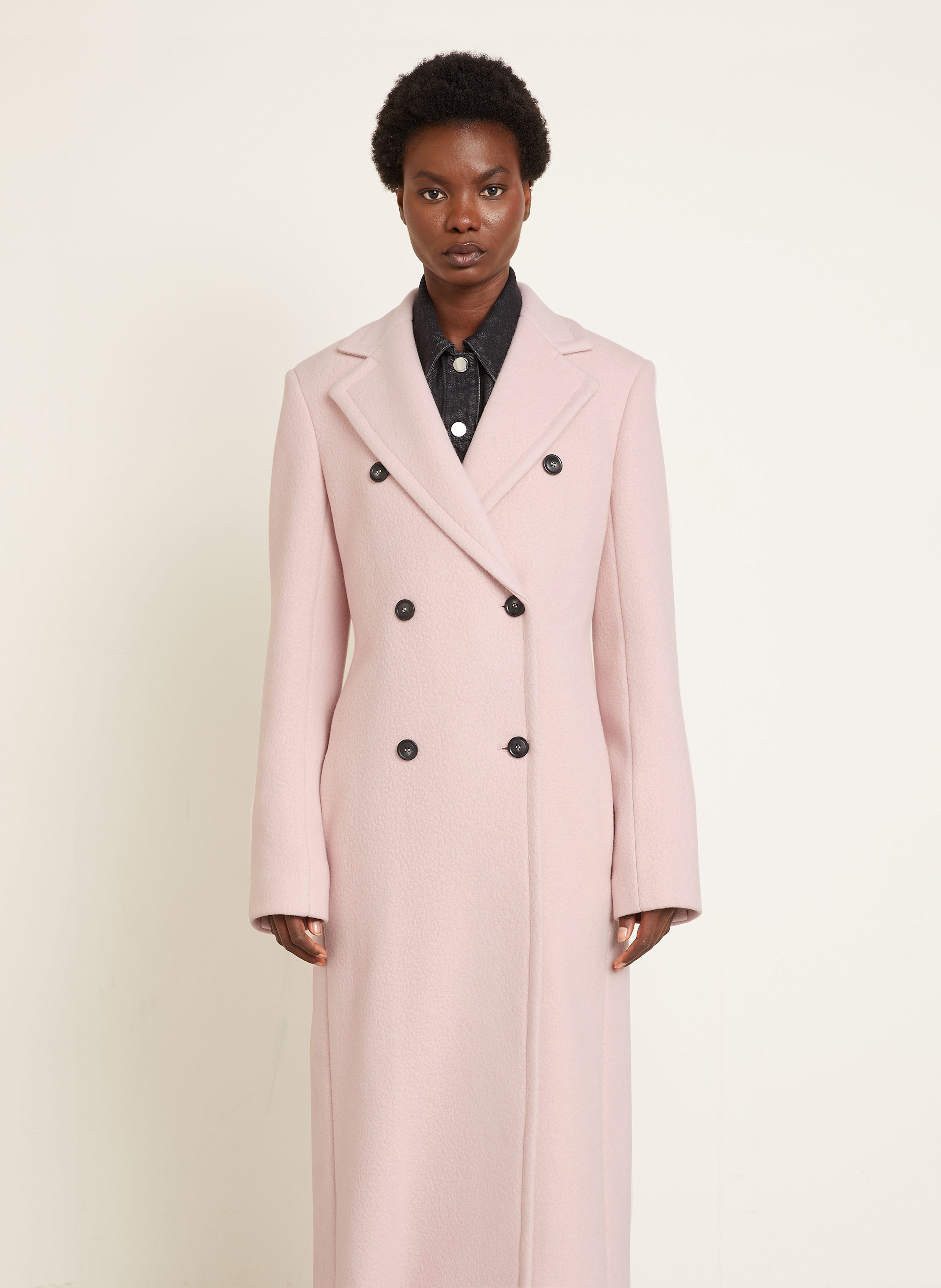 Thumbnail - Sportmax Wollmantel Comune rosa