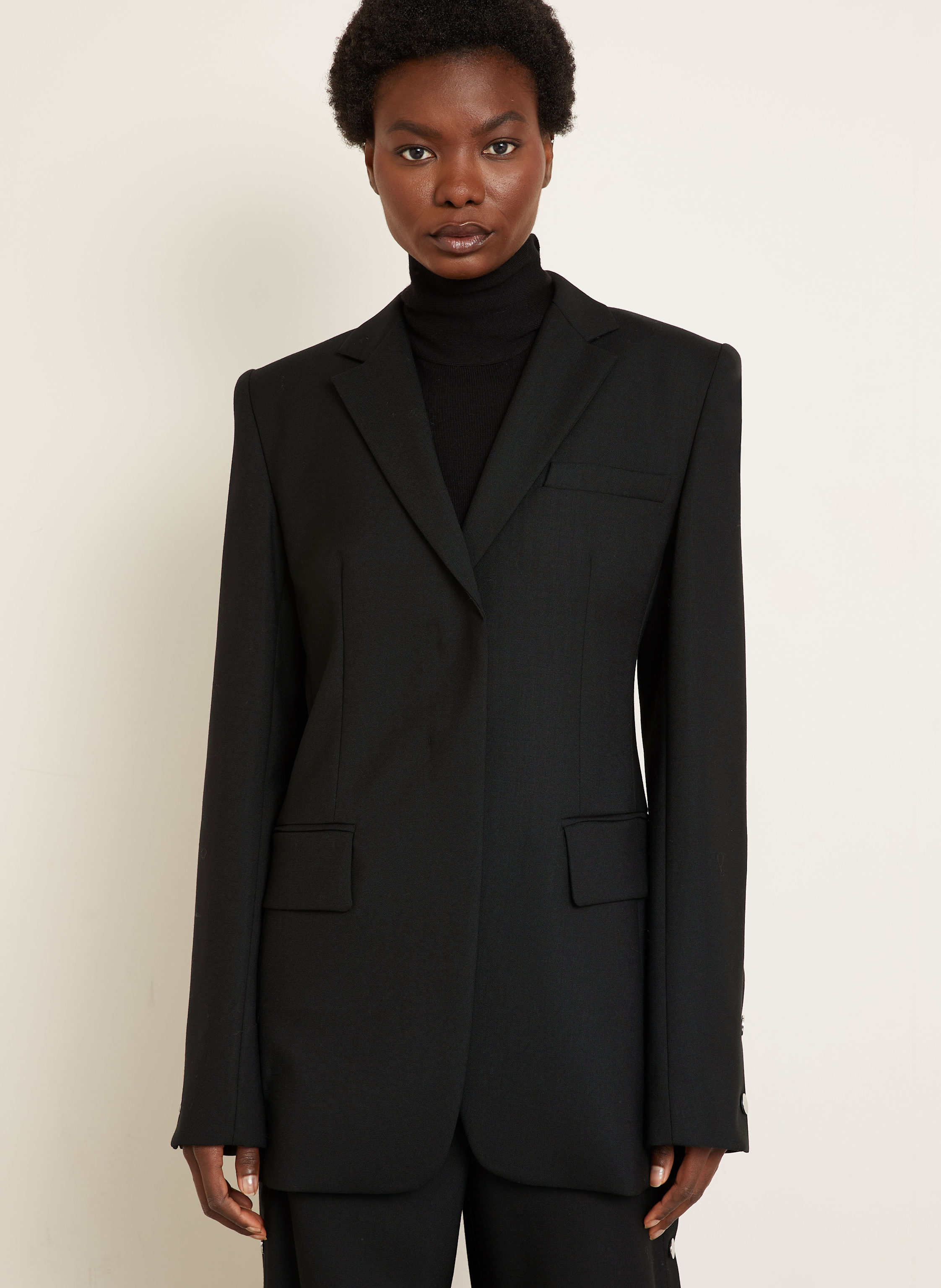 Thumbnail - Sportmax Blazer Ranghi schwarz
