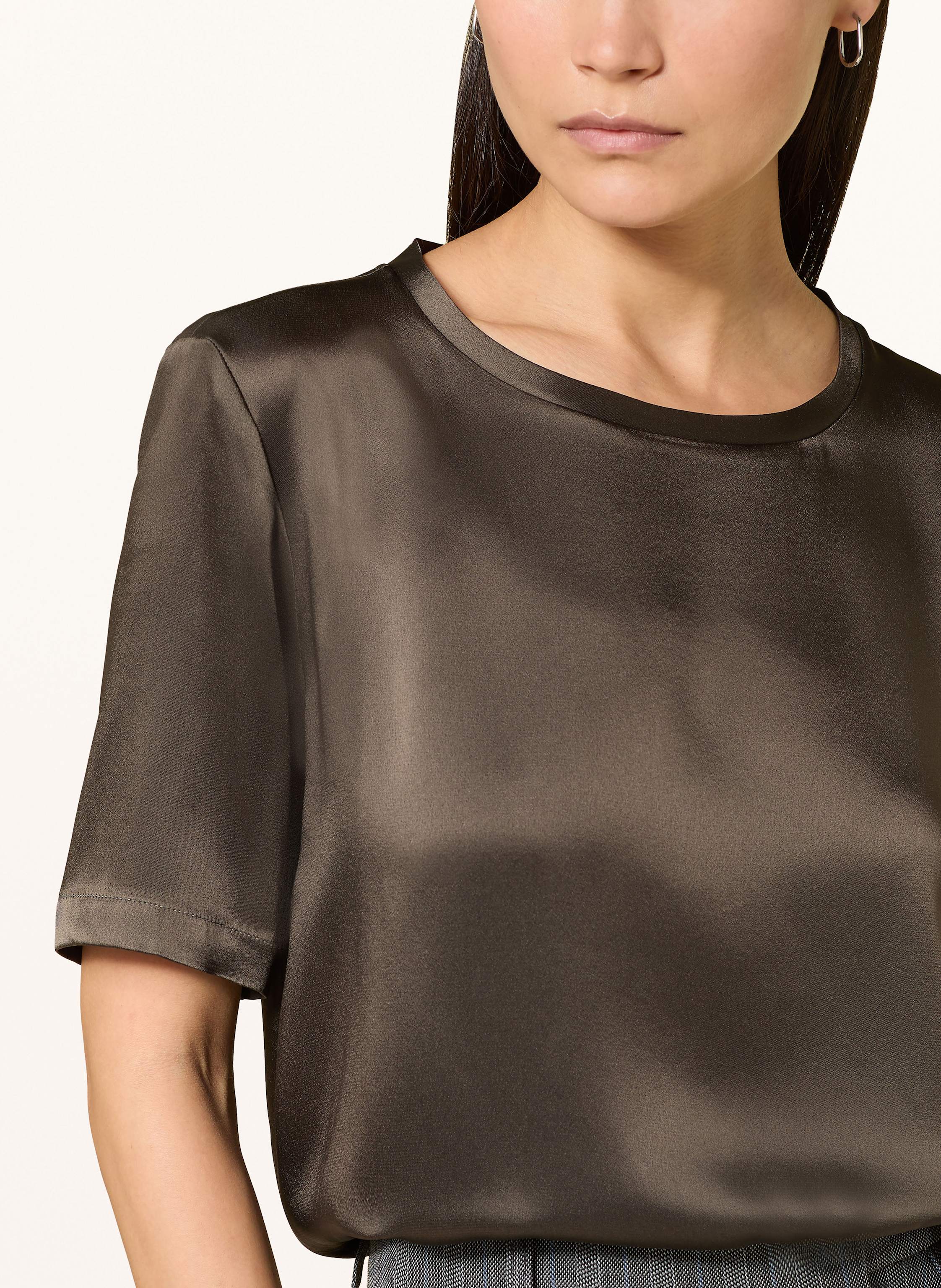 Thumbnail - S Max Mara Blusenshirt Rebby Aus Satin gruen